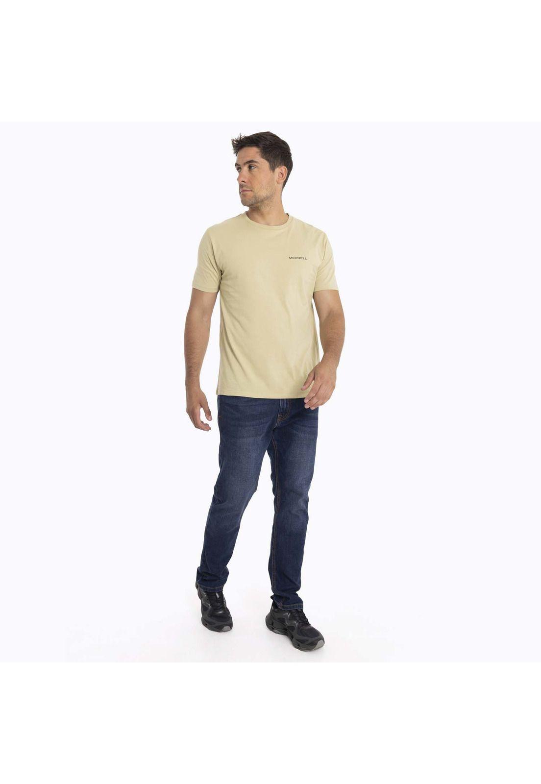 Polera Hombre Nuts Café oscuro Merrell-4