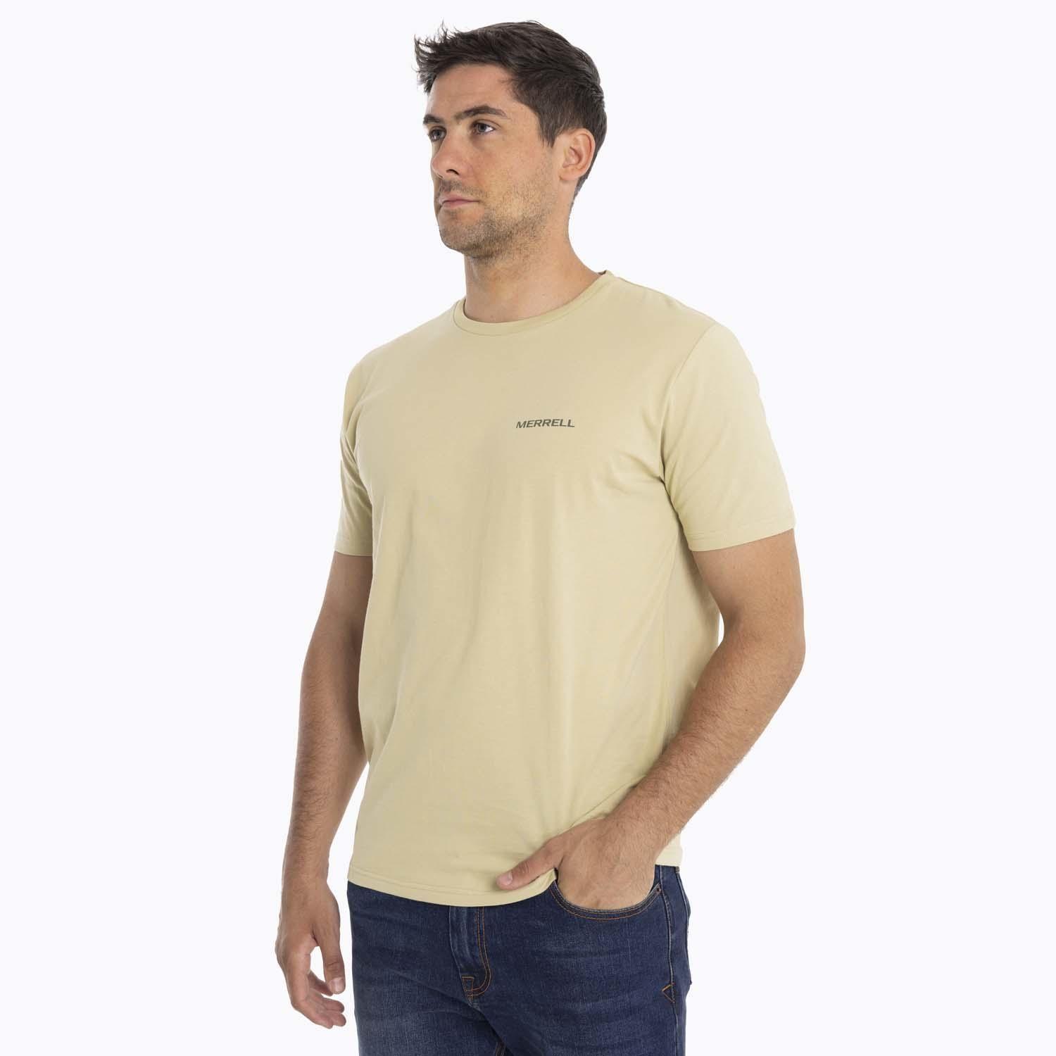 Polera Hombre Nuts Café oscuro Merrell-3