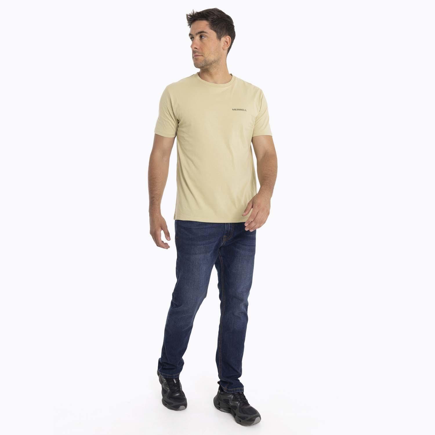 Polera Hombre Nuts Café oscuro Merrell-4