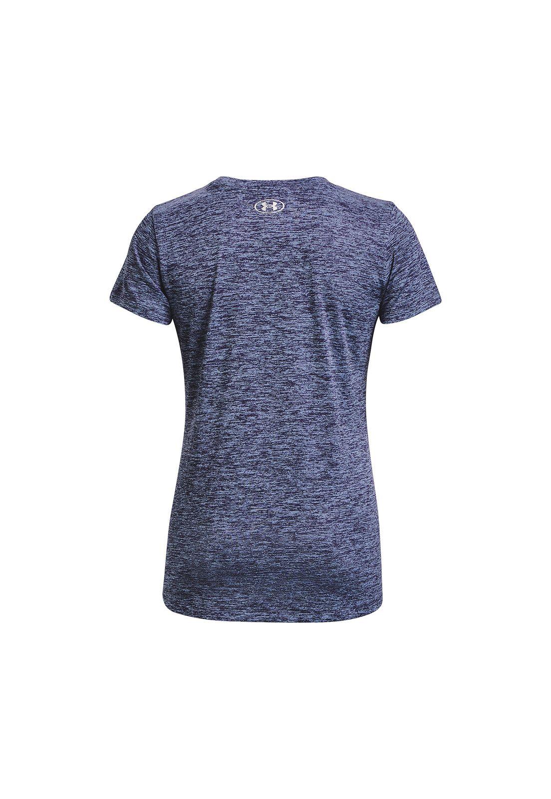 Polera M/C Mujer Tch Twst Scrpt Wm Ss Azul-1