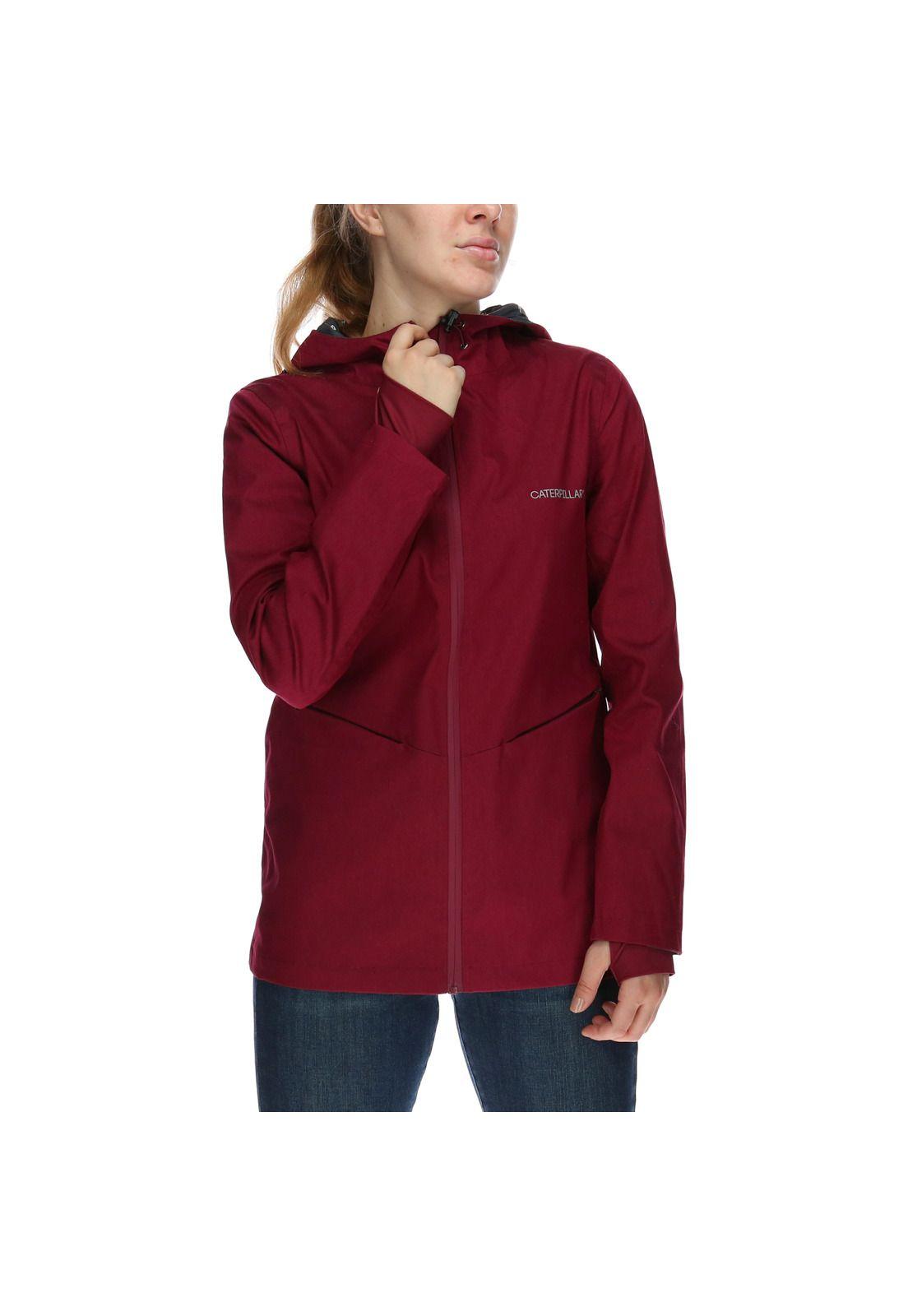 Chaqueta Mujer Jennifer H2O Jacket Algodón Burdeo-3