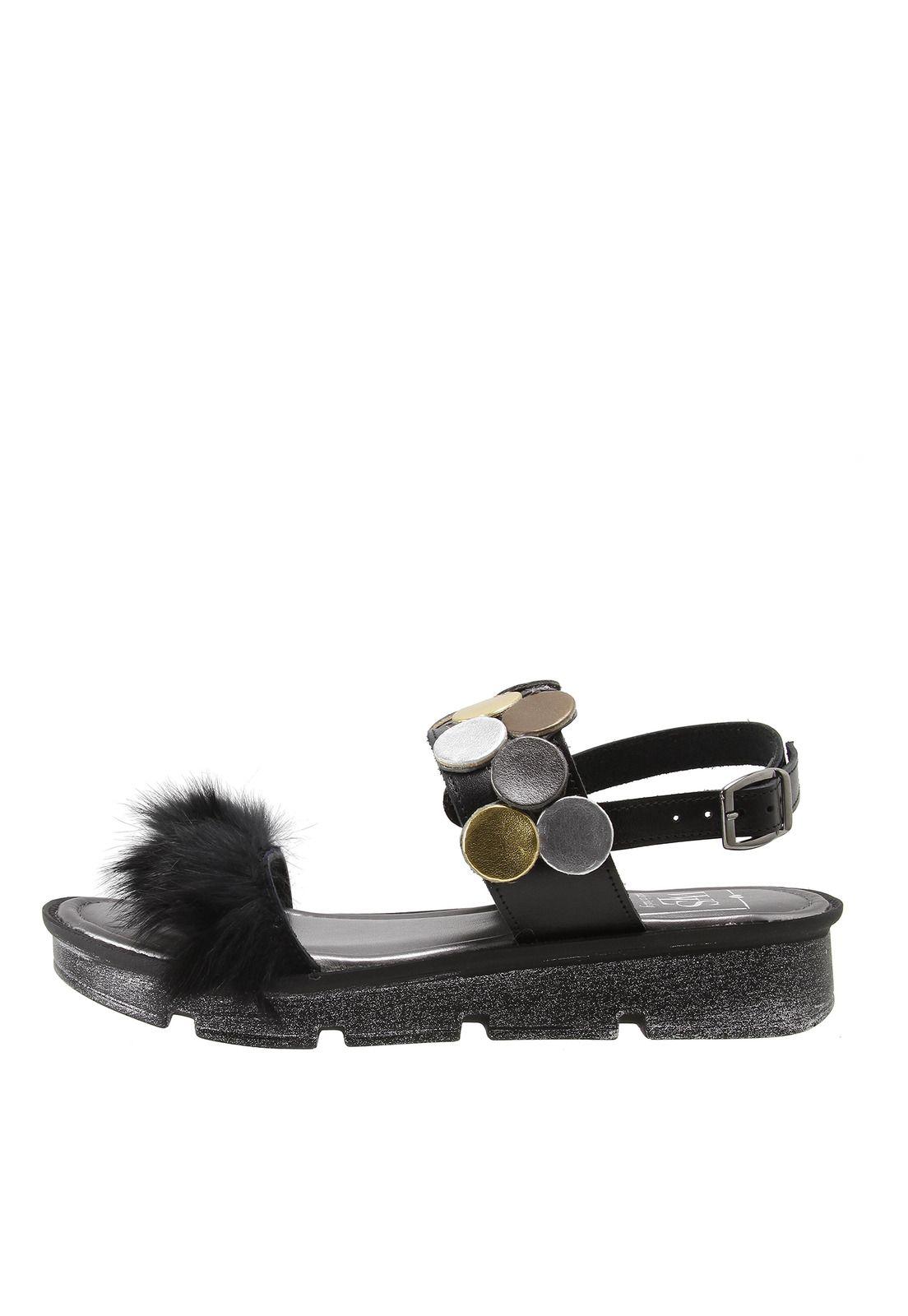 Sandalia Feathers Negro-3