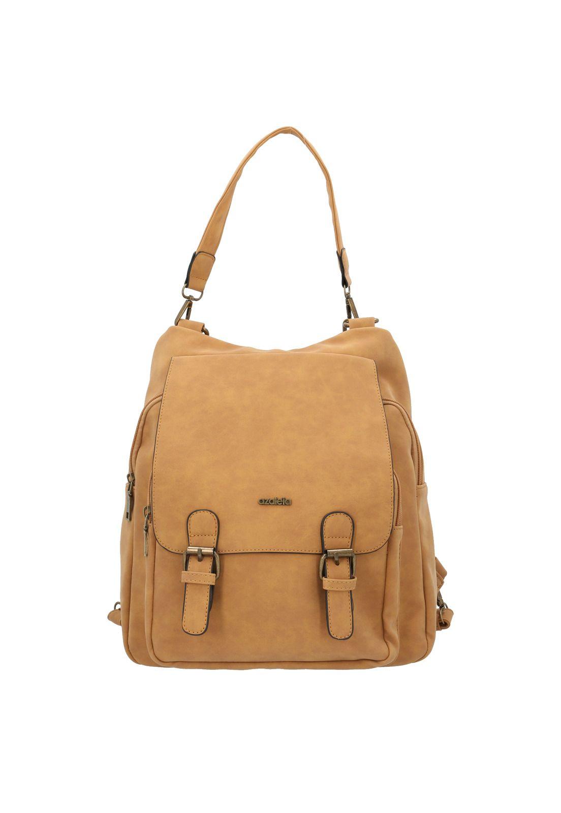 Mochila Mujer Slater Mostaza-0
