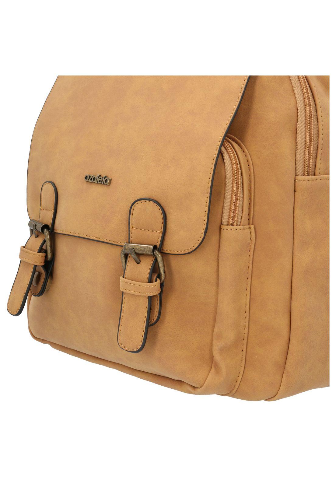 Mochila Mujer Slater Mostaza-3