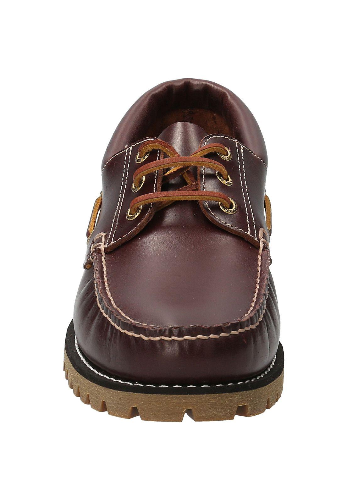 Mocasín Cuero Hombre New Rocky IV Café Oscuro-3