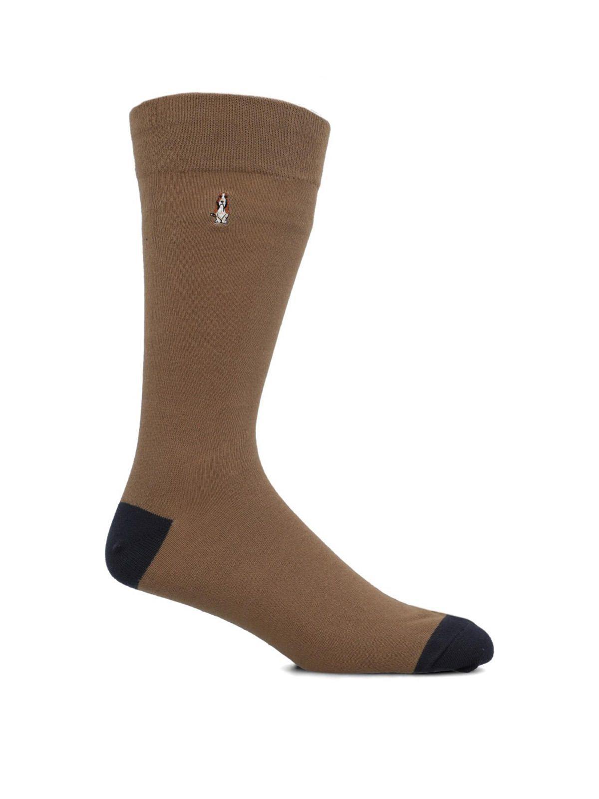Calcetín Algodón Hombre C Cuff Dogembro Café-0
