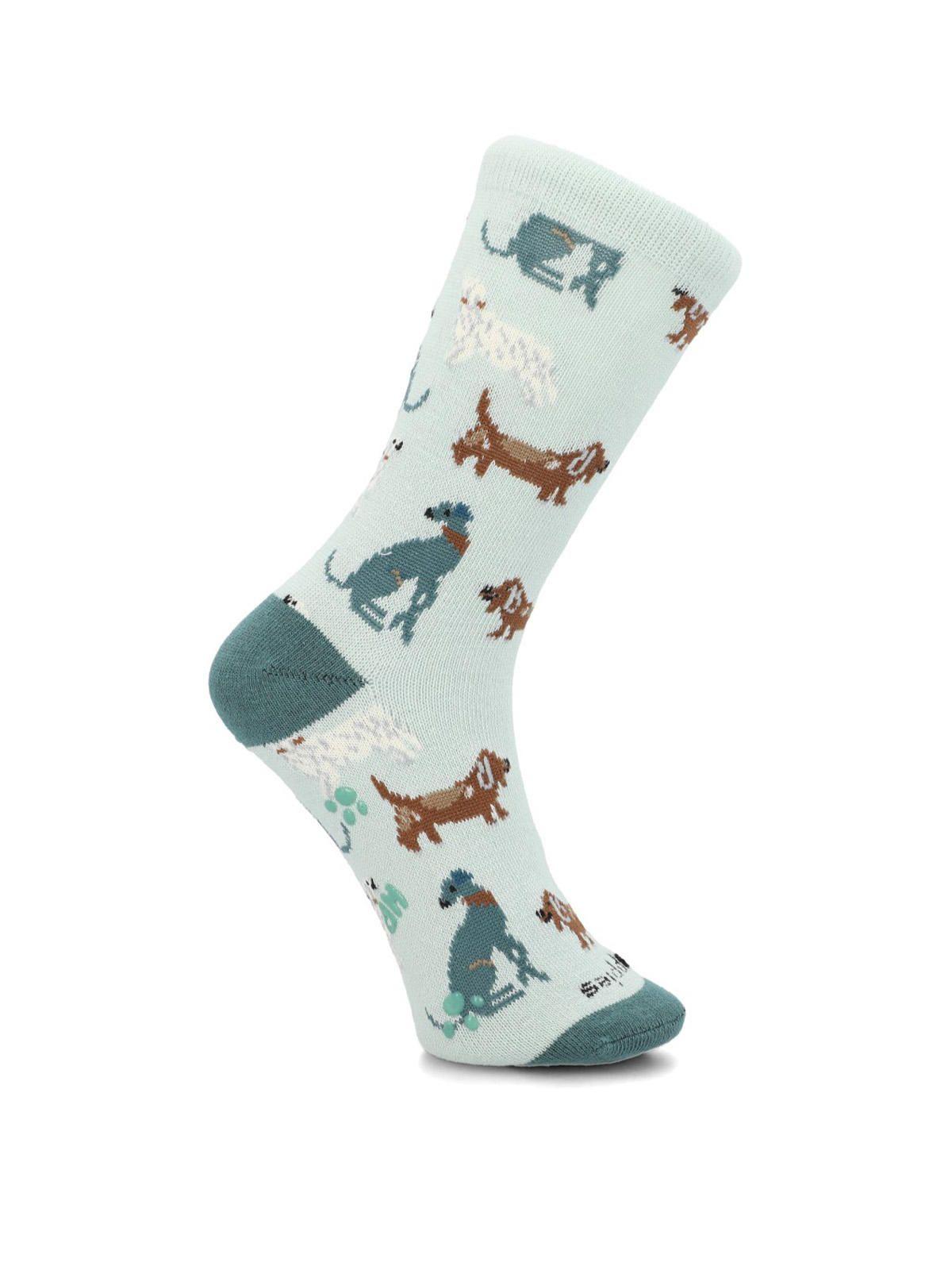 Pack 3 Calcetines Algodón Niño Pack Gift Dog Azul-6