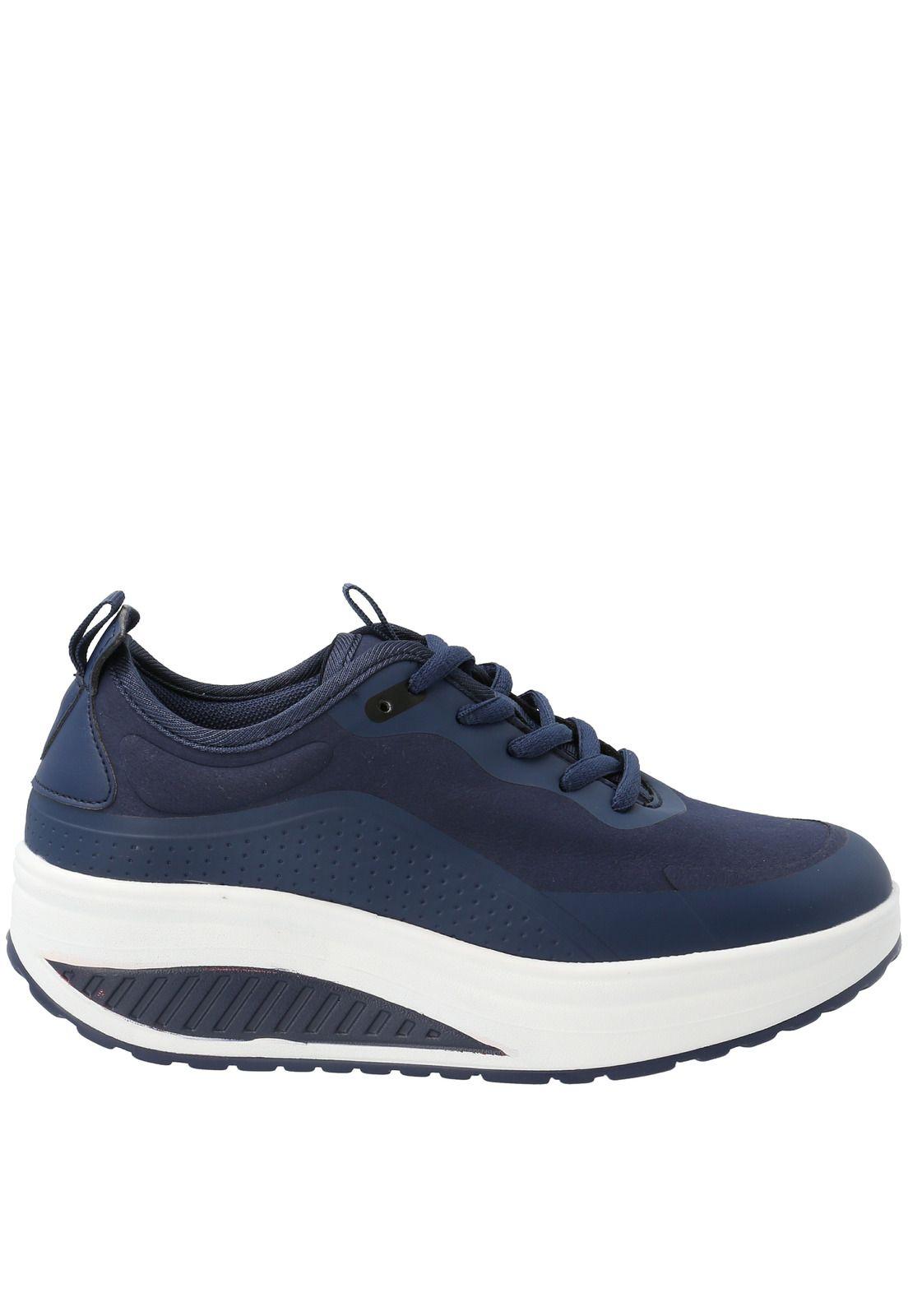 Zapatilla Mujer Federer Azul Marino-1