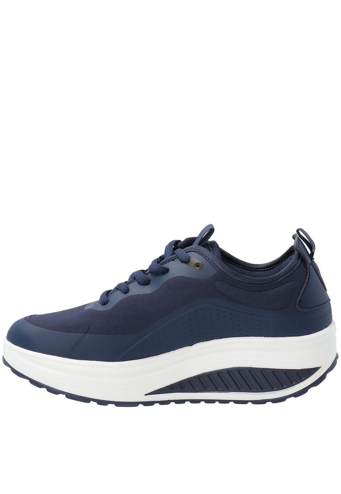 Zapatilla Mujer Federer Azul Marino-4