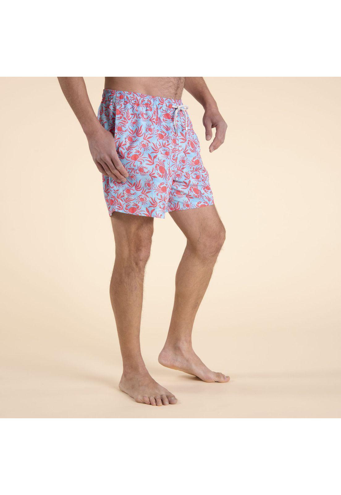 Traje De Baño Hombre Izam Celeste-1