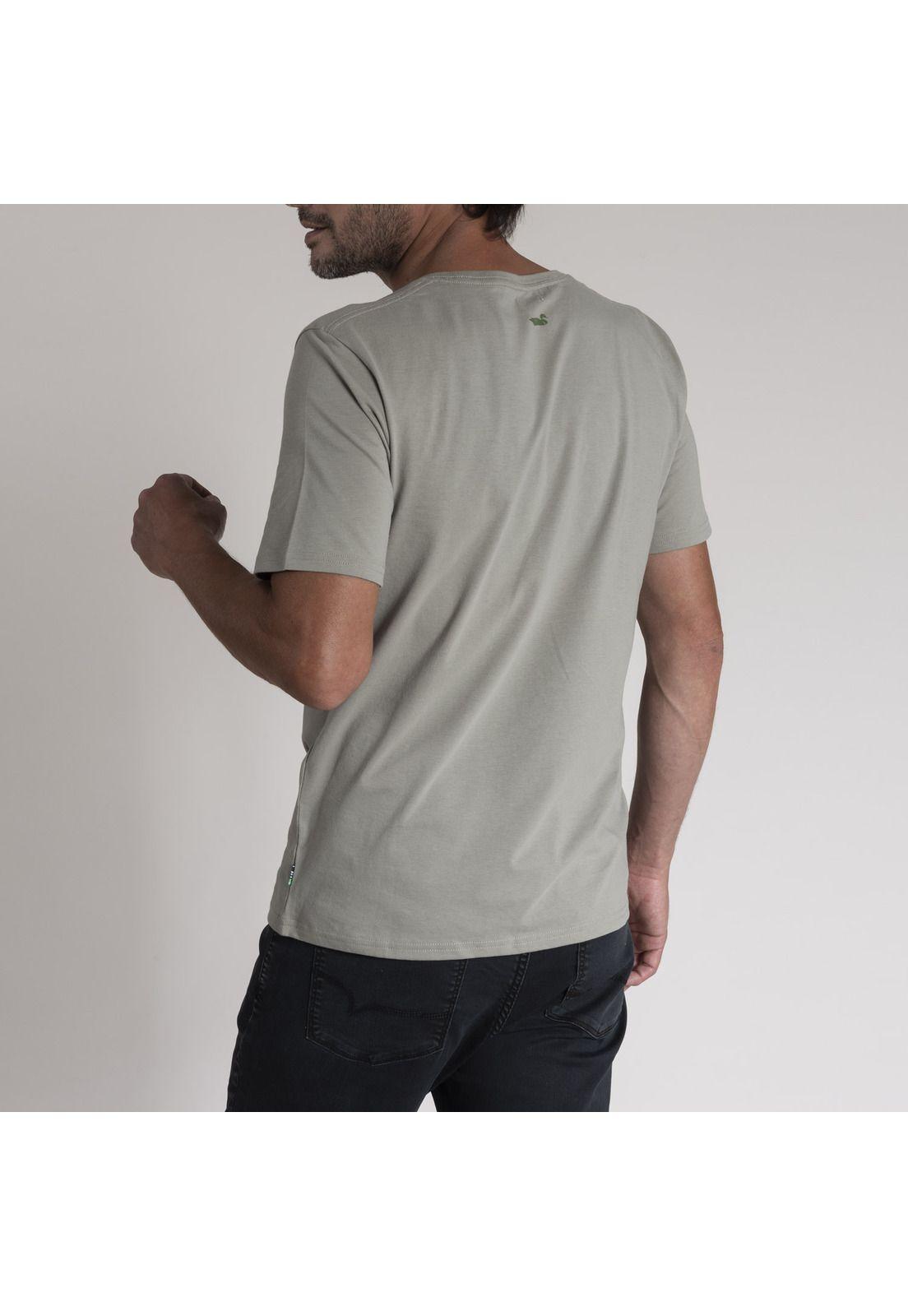 Polera Hombre Algodón Organic Verde Tierra-2