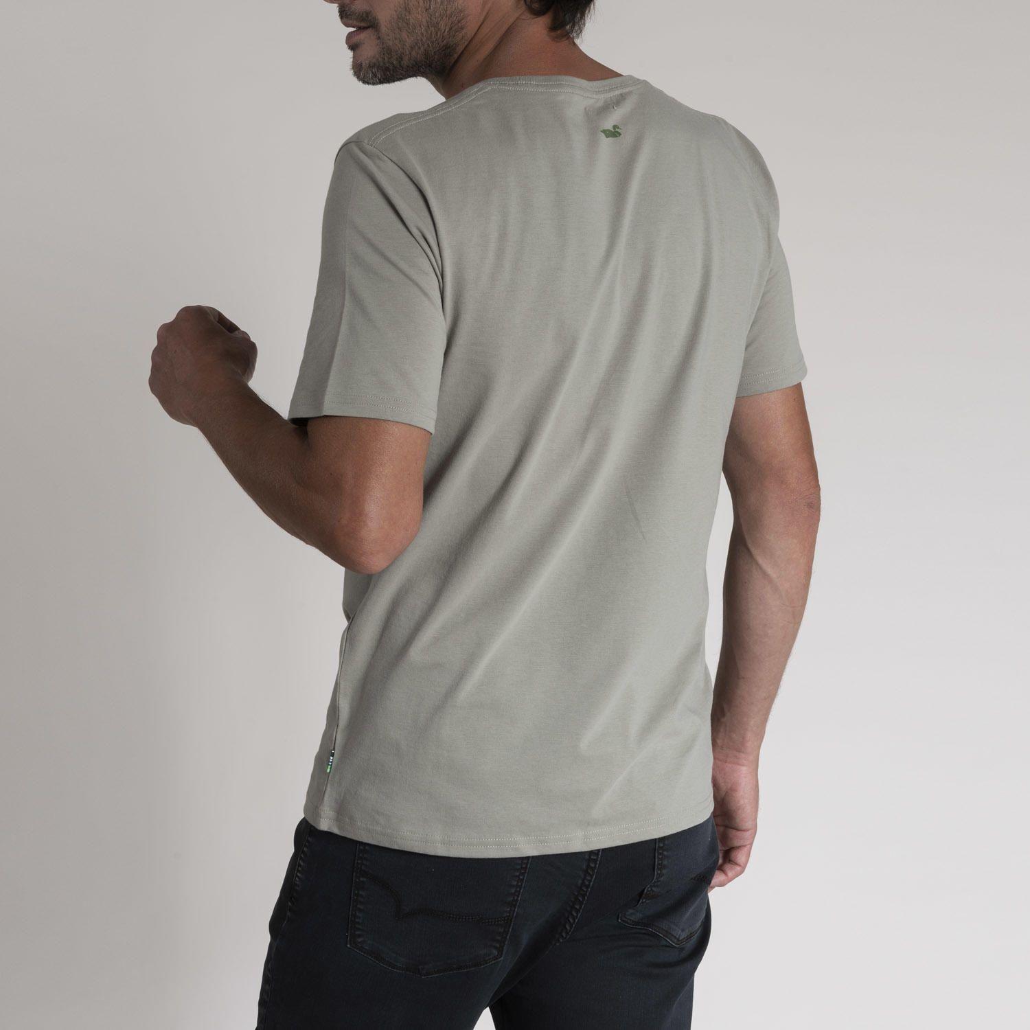 Polera Hombre Algodón Organic Verde Tierra-2