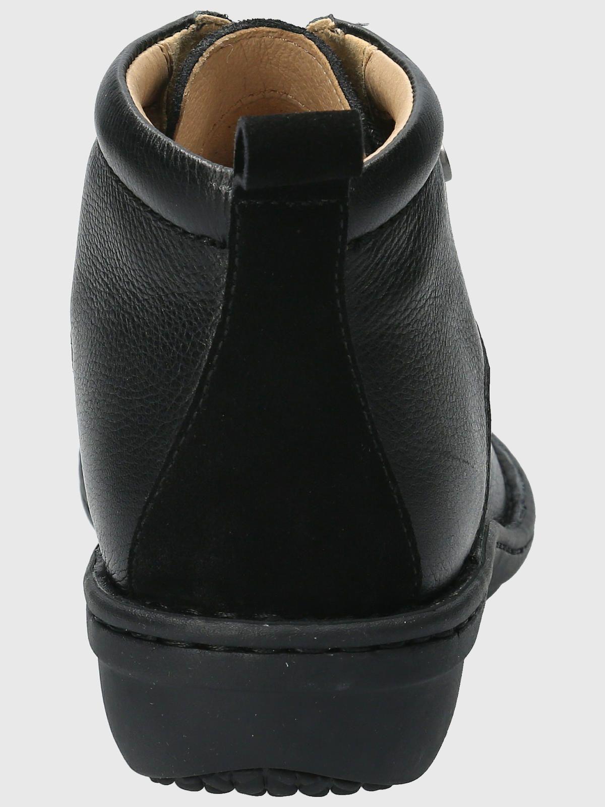Botin Cuero Mujer Sajon Negro-6