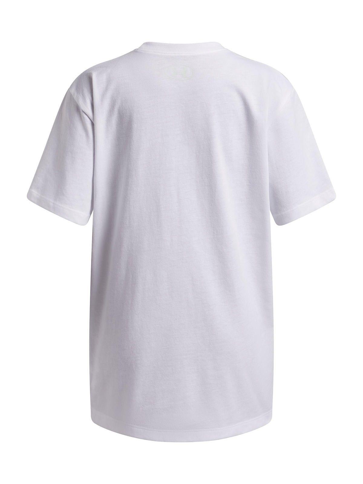 Polera M/C Niña G Block Logo Os Ss Polera Blanco-1