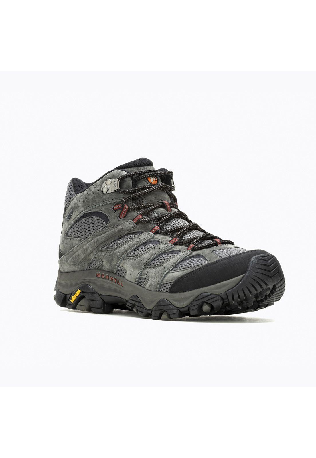 Botín impermeable Hombre Moab 3 Mid GTX Gris-1