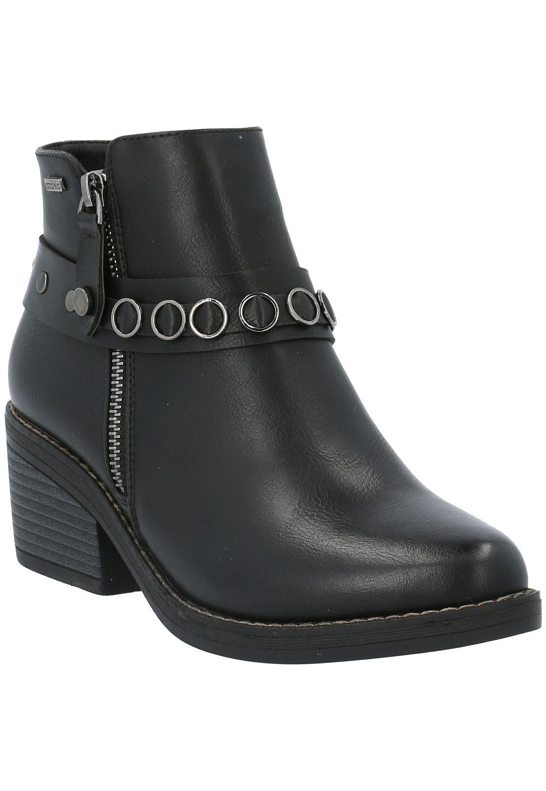 Botin Mujer Silvester Negro-0
