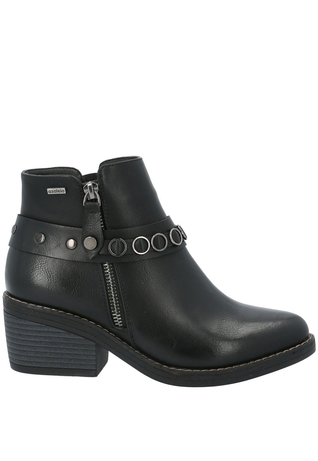 Botin Mujer Silvester Negro-1