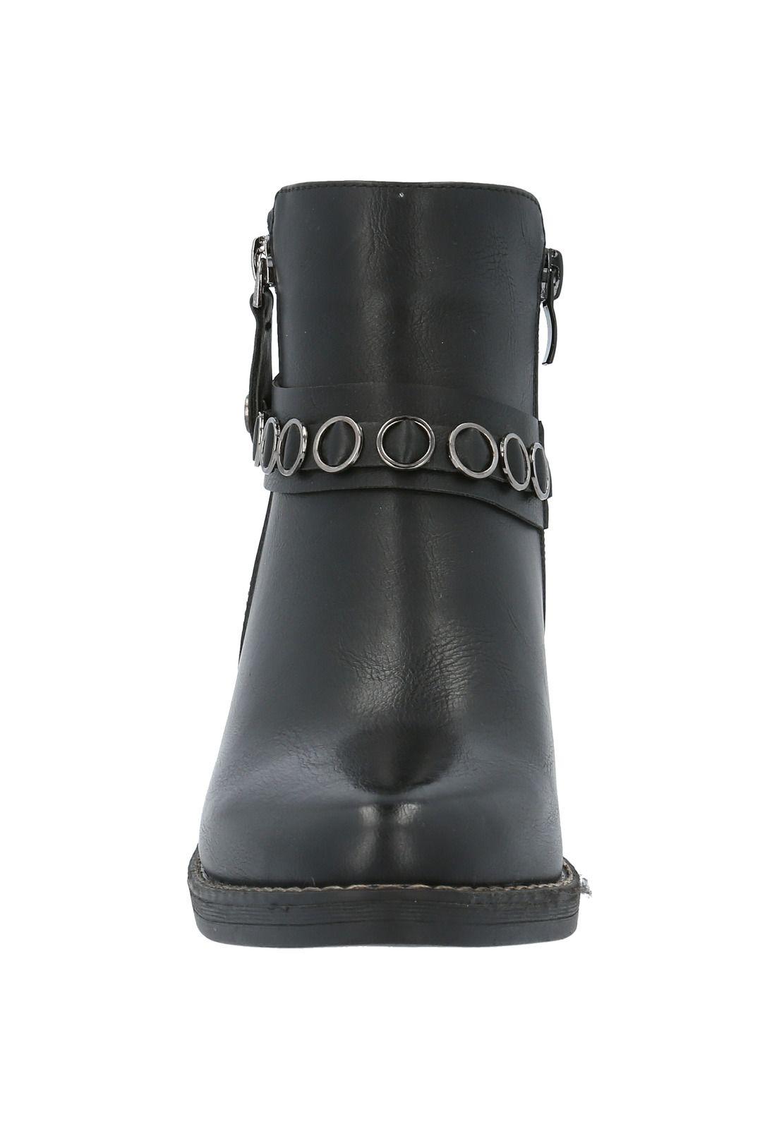 Botin Mujer Silvester Negro-2