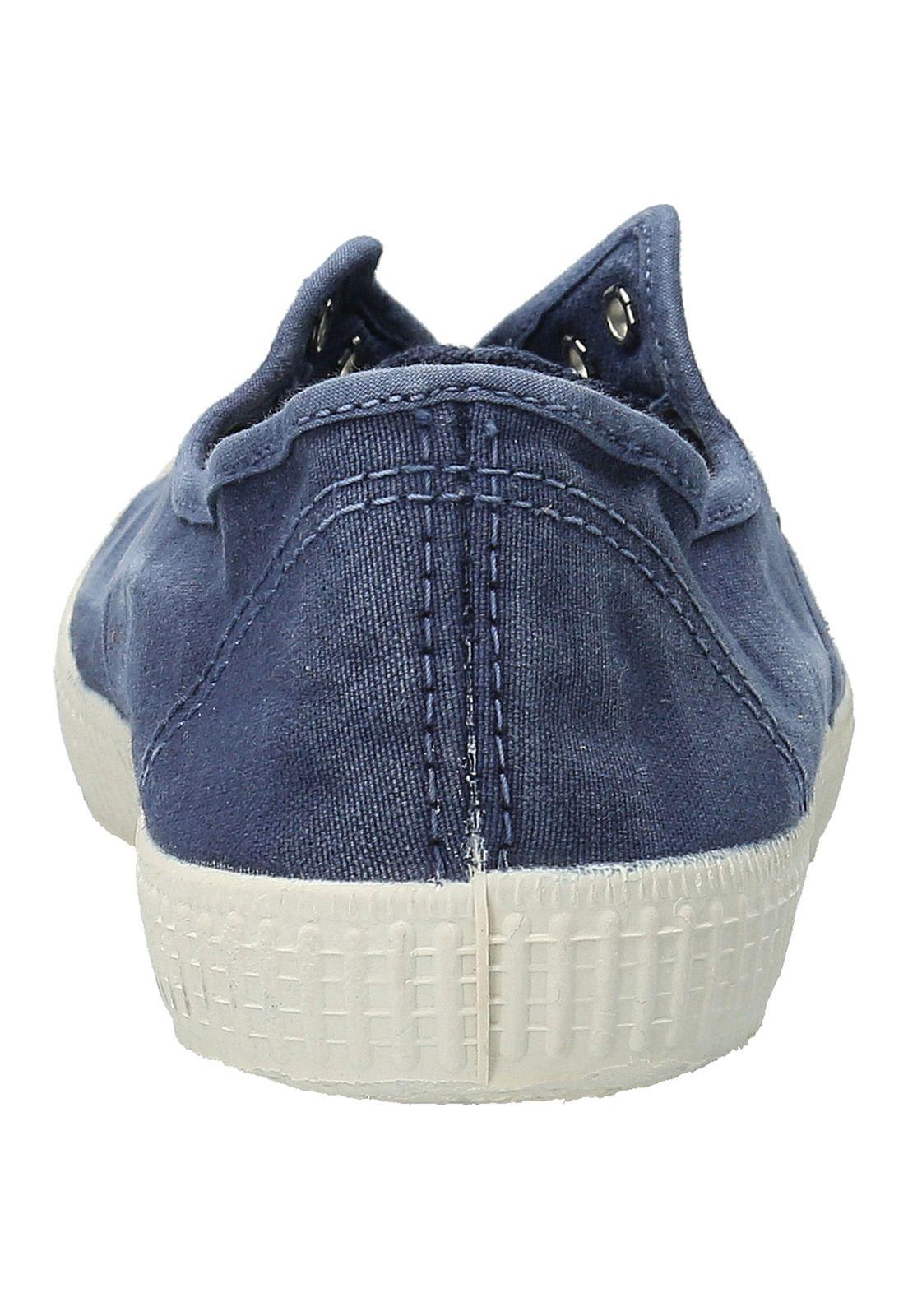 Zapatilla Algodón Orgánico Mujer Greece Azul-6