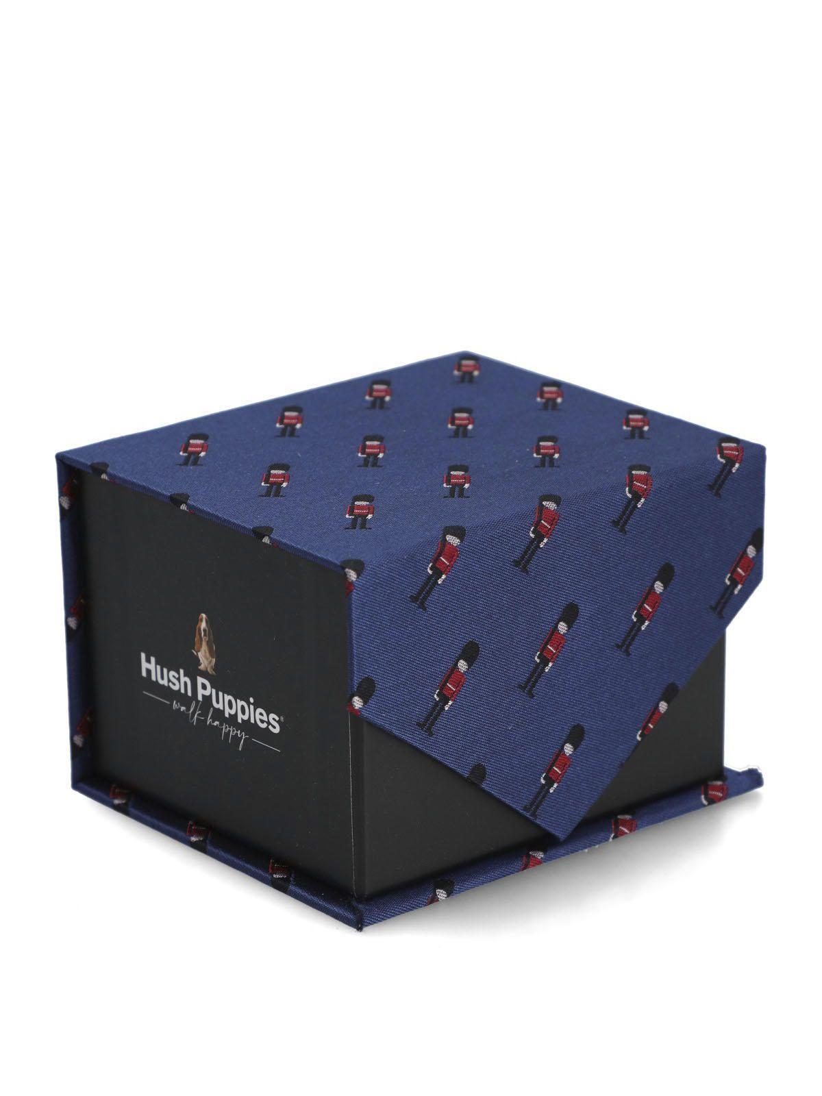 Corbata Seda Hombre Hp Tie England Azul Marino-2