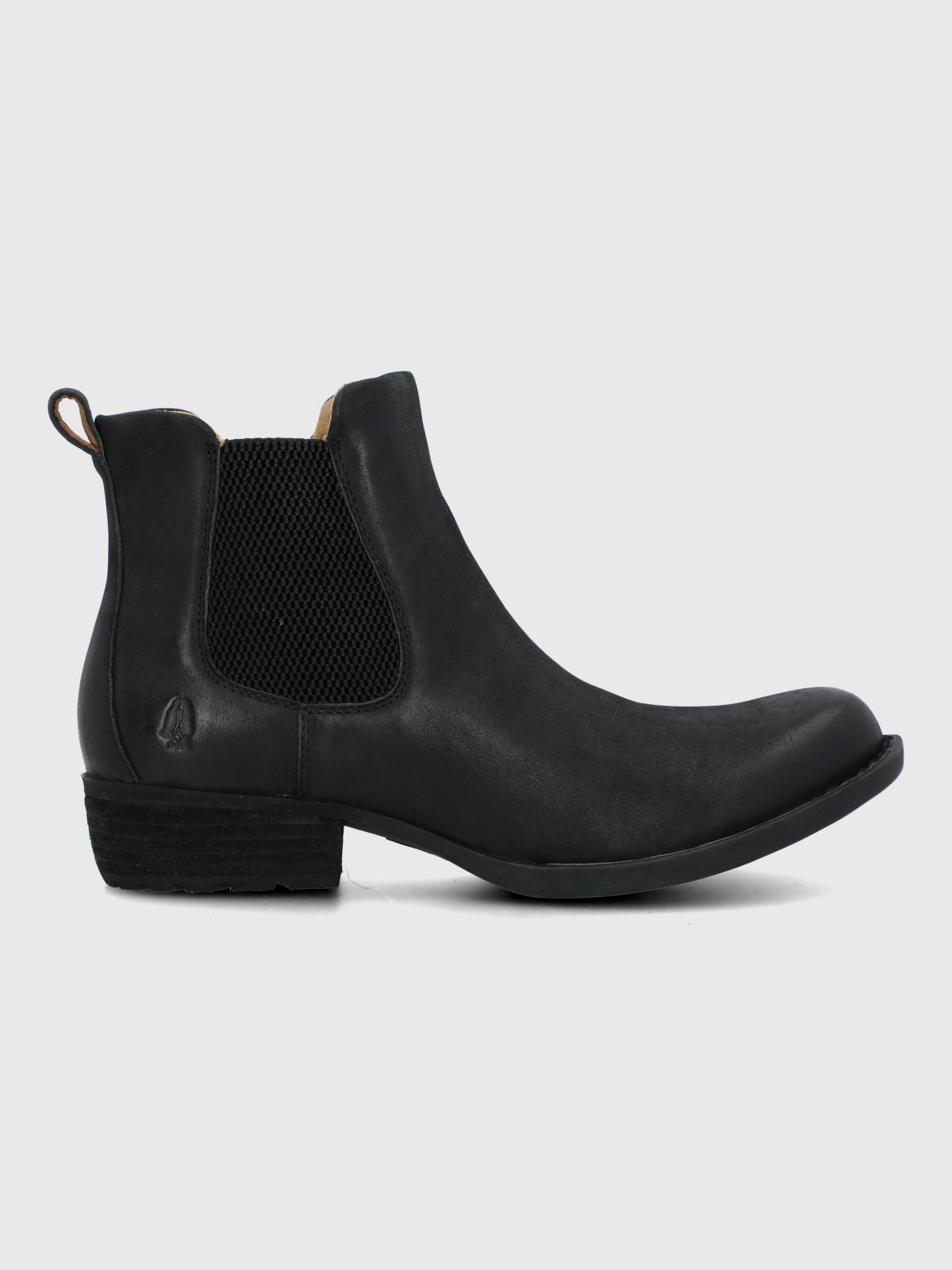 Botin Cuero Mujer Karol Negro-1