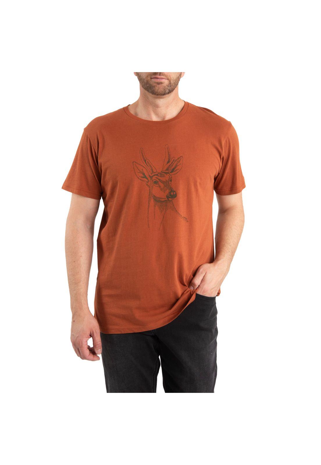 Polera Hombre Organic Terracota-0