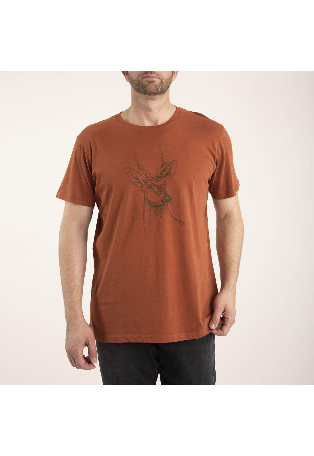 Polera Hombre Organic Terracota-1