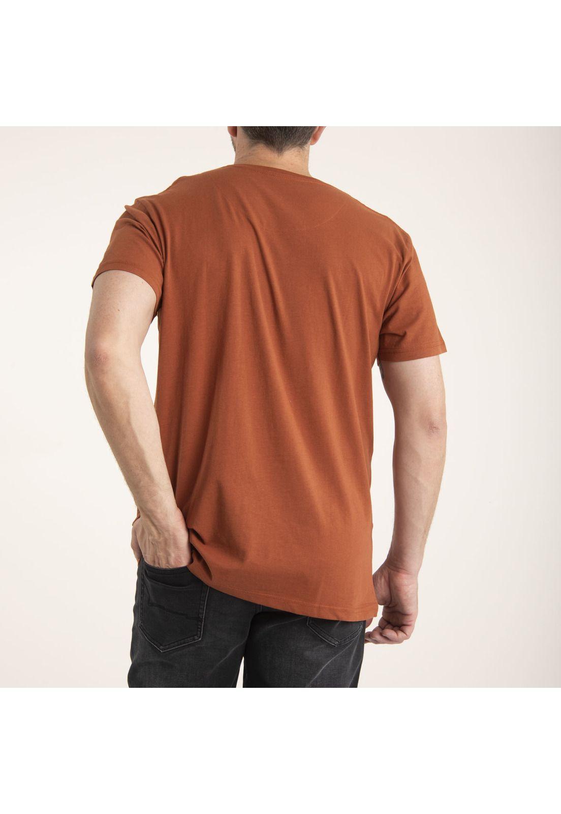 Polera Hombre Organic Terracota-2