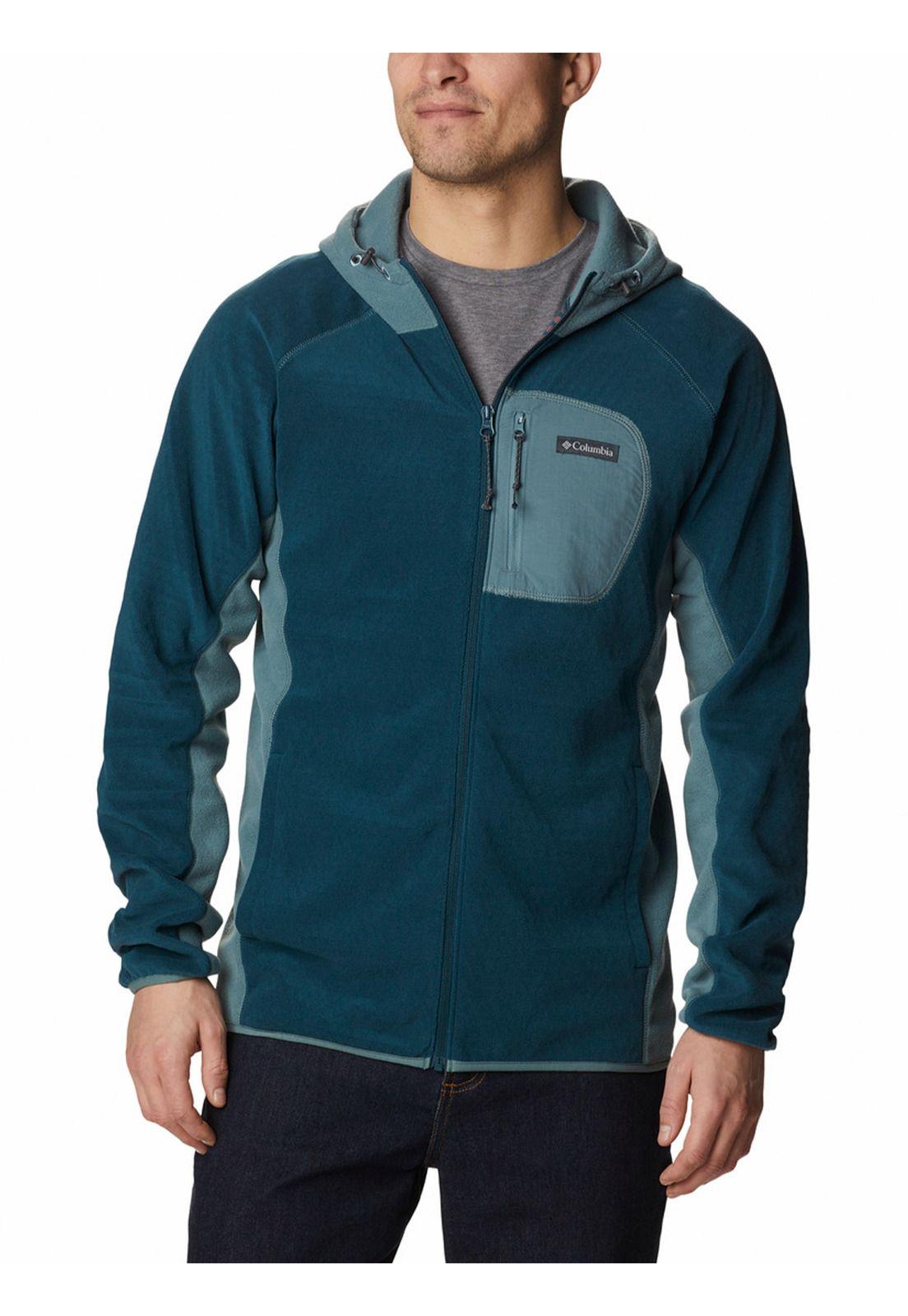 Polar Hombre Tracks Hooded Full Zip Azul-0