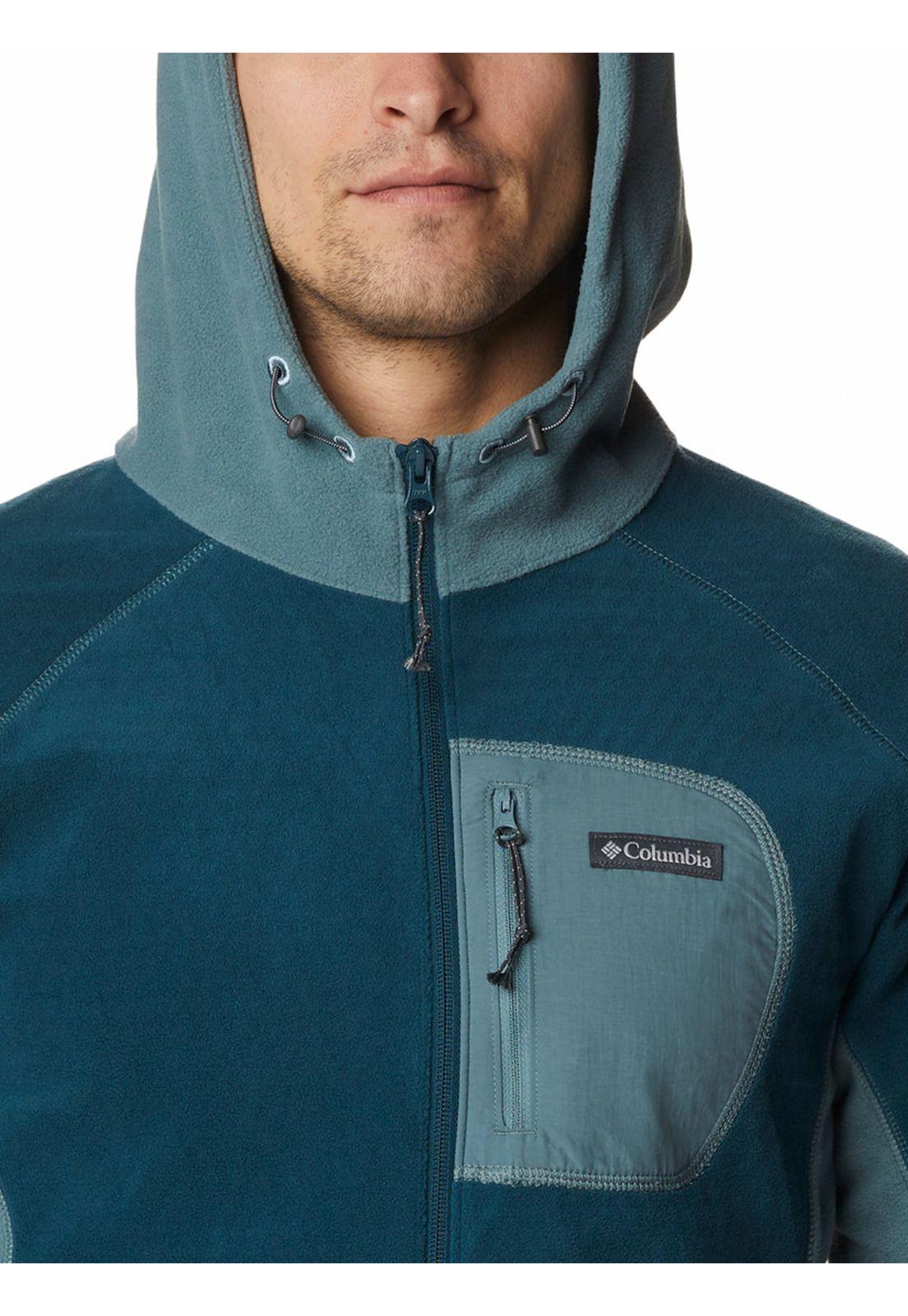 Polar Hombre Tracks Hooded Full Zip Azul-3