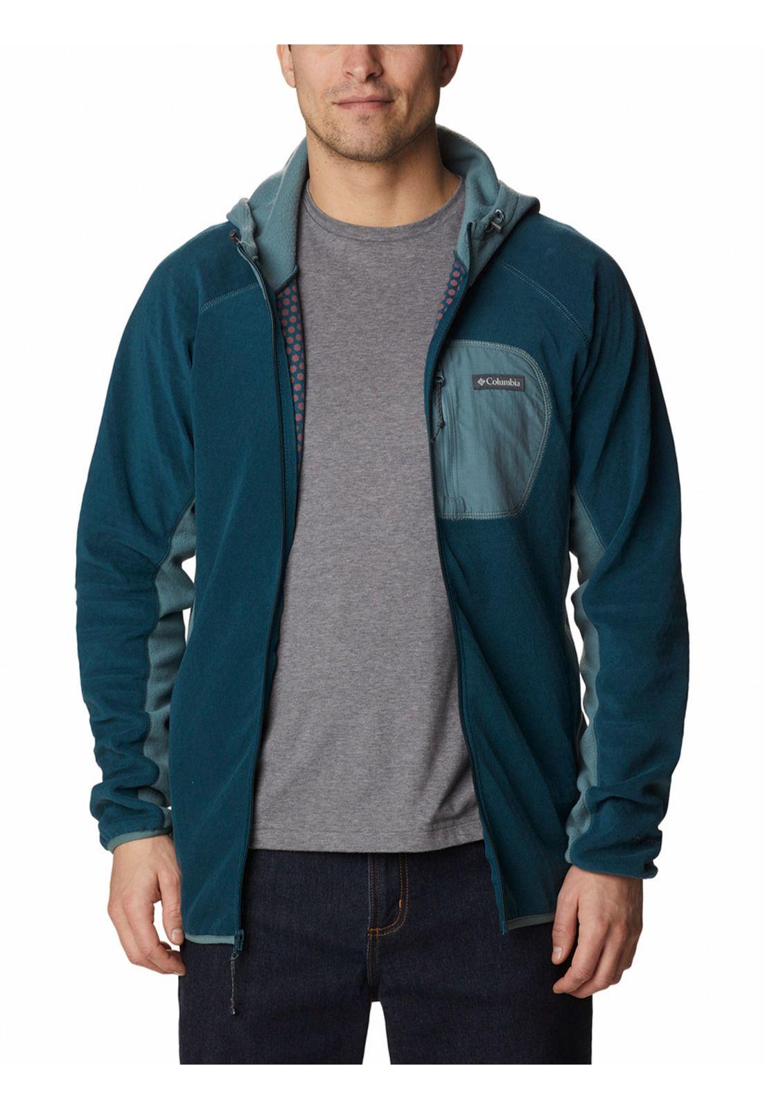 Polar Hombre Tracks Hooded Full Zip Azul-5