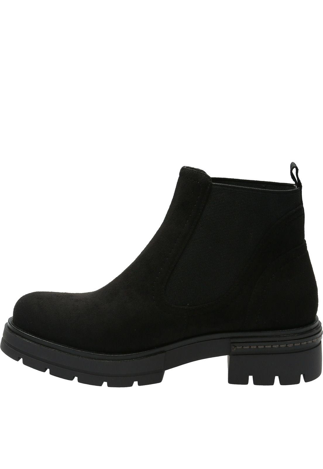 Botín Mujer Barnes Negro-4