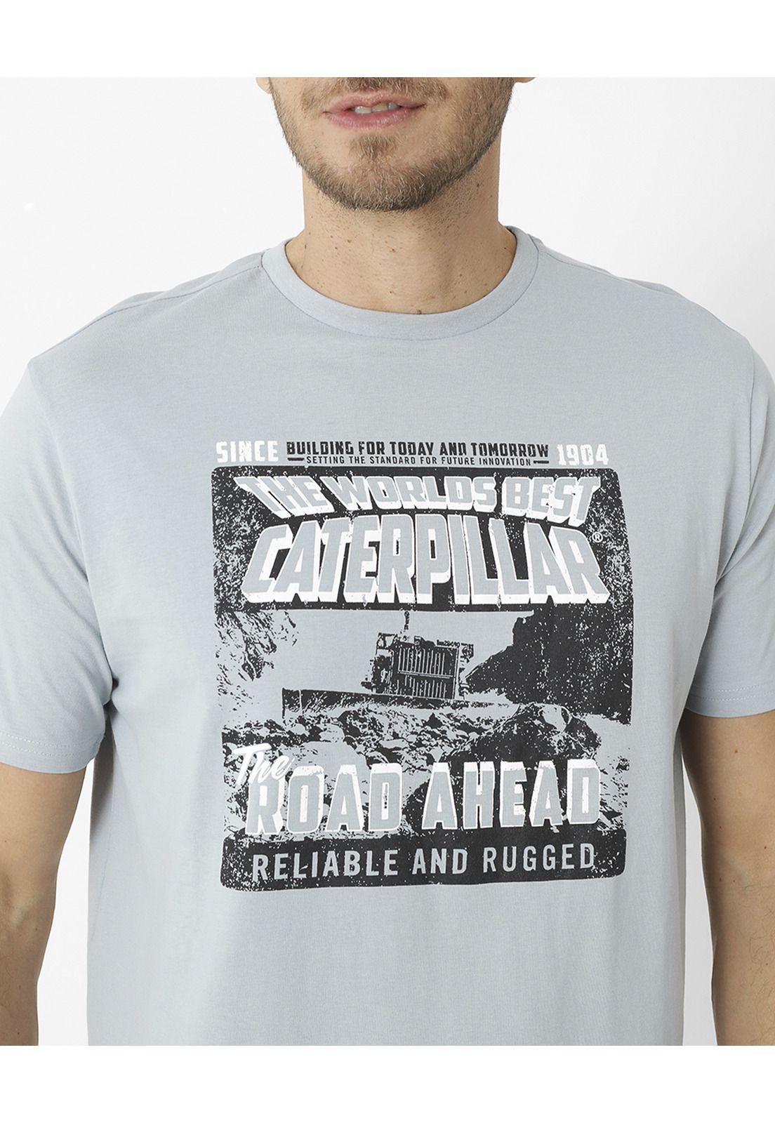 Polera M/C The Road Ahead Gra 2 Azul Hombre-4