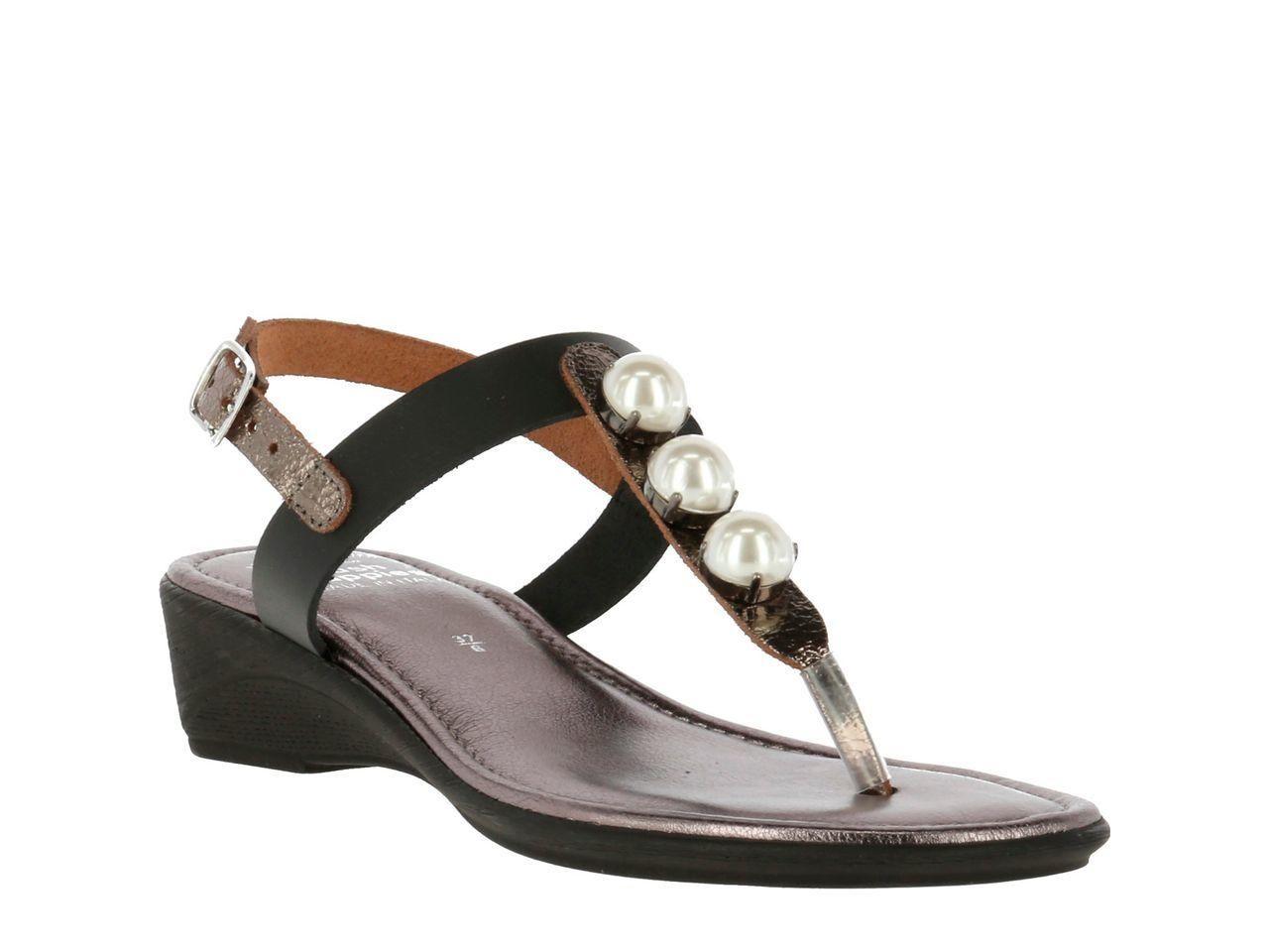 Sandalia Cuero Capri Negro-0