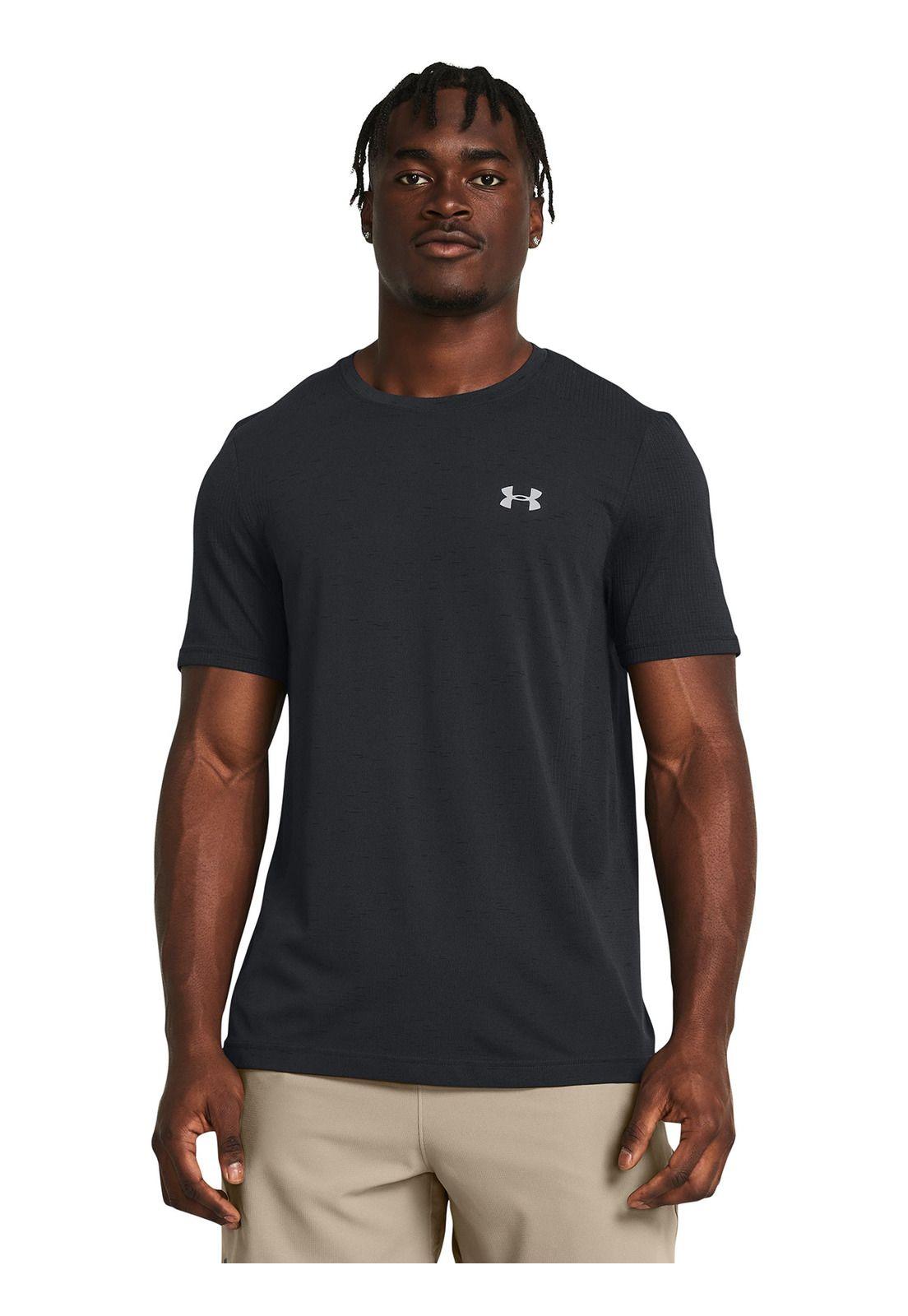 Polera manga corta UA Vanish hombre Negro-3