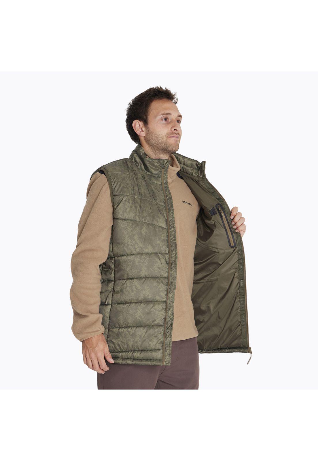 Parka Vest Parka Verde Hombre-1