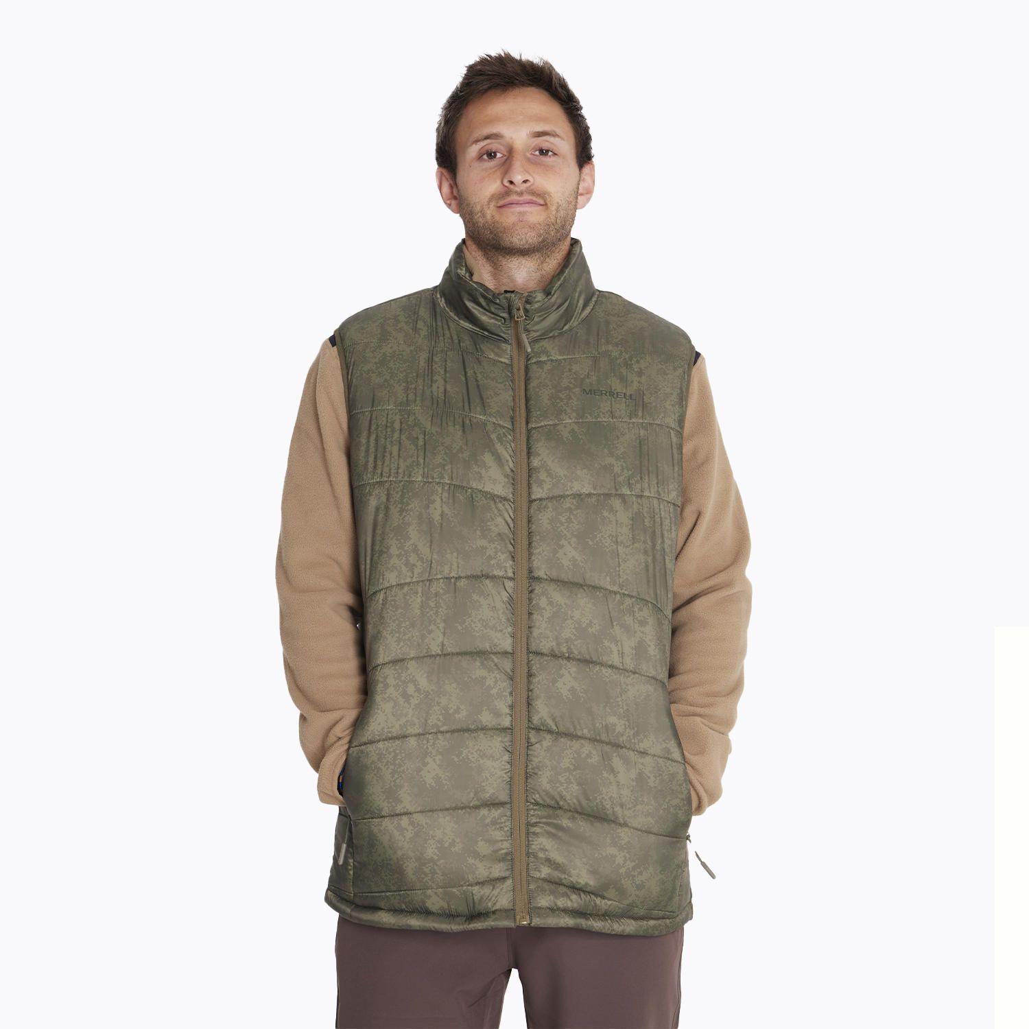 Parka Vest Parka Verde Hombre-0