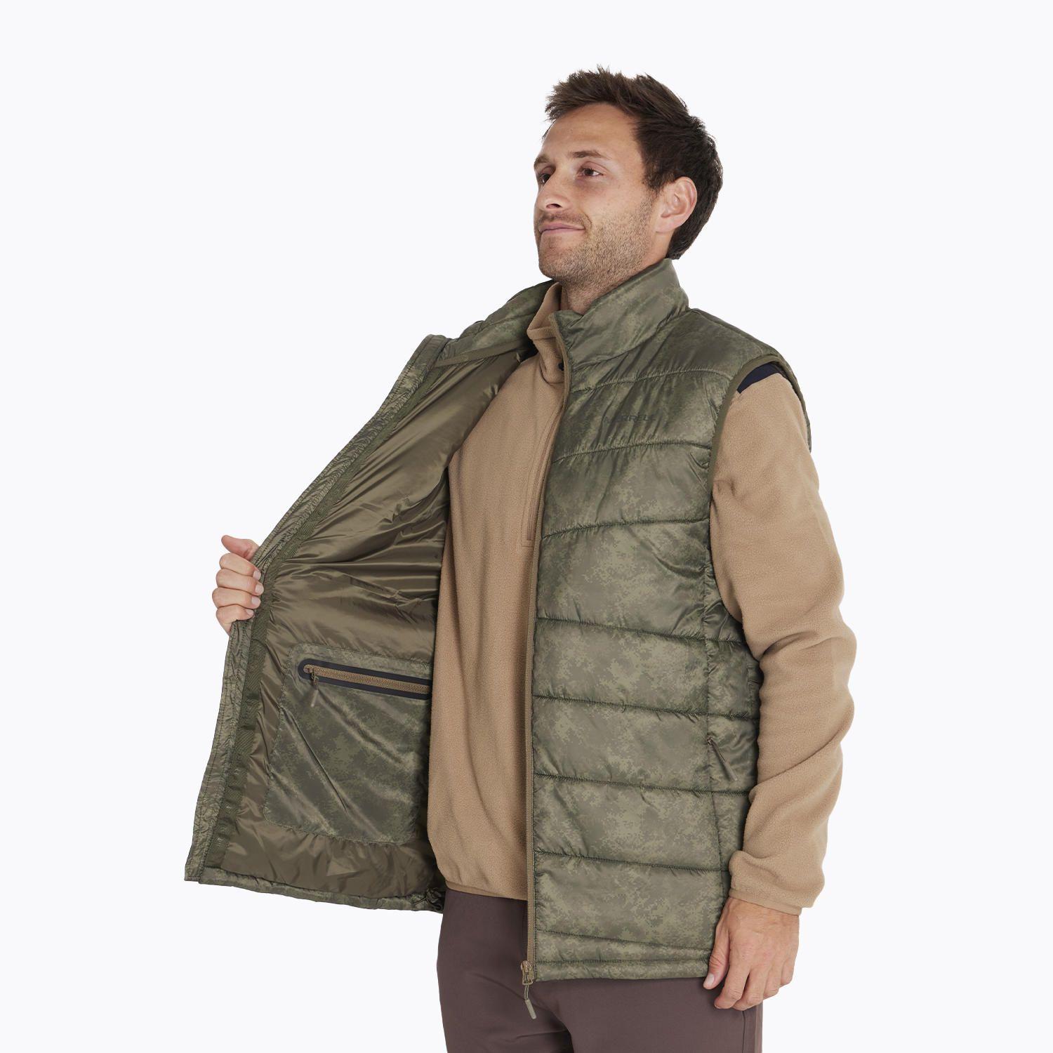 Parka Vest Parka Verde Hombre-3
