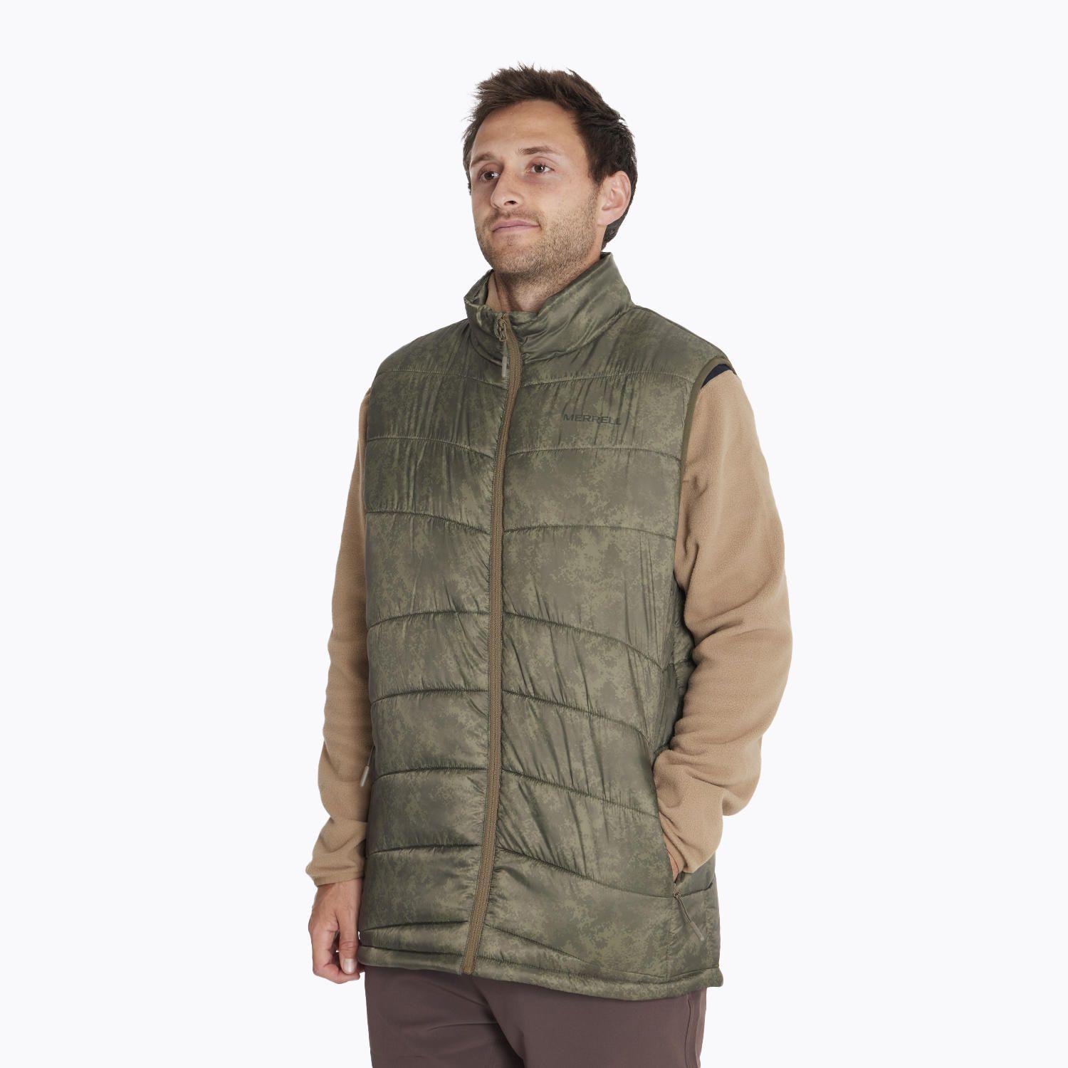 Parka Vest Parka Verde Hombre-5