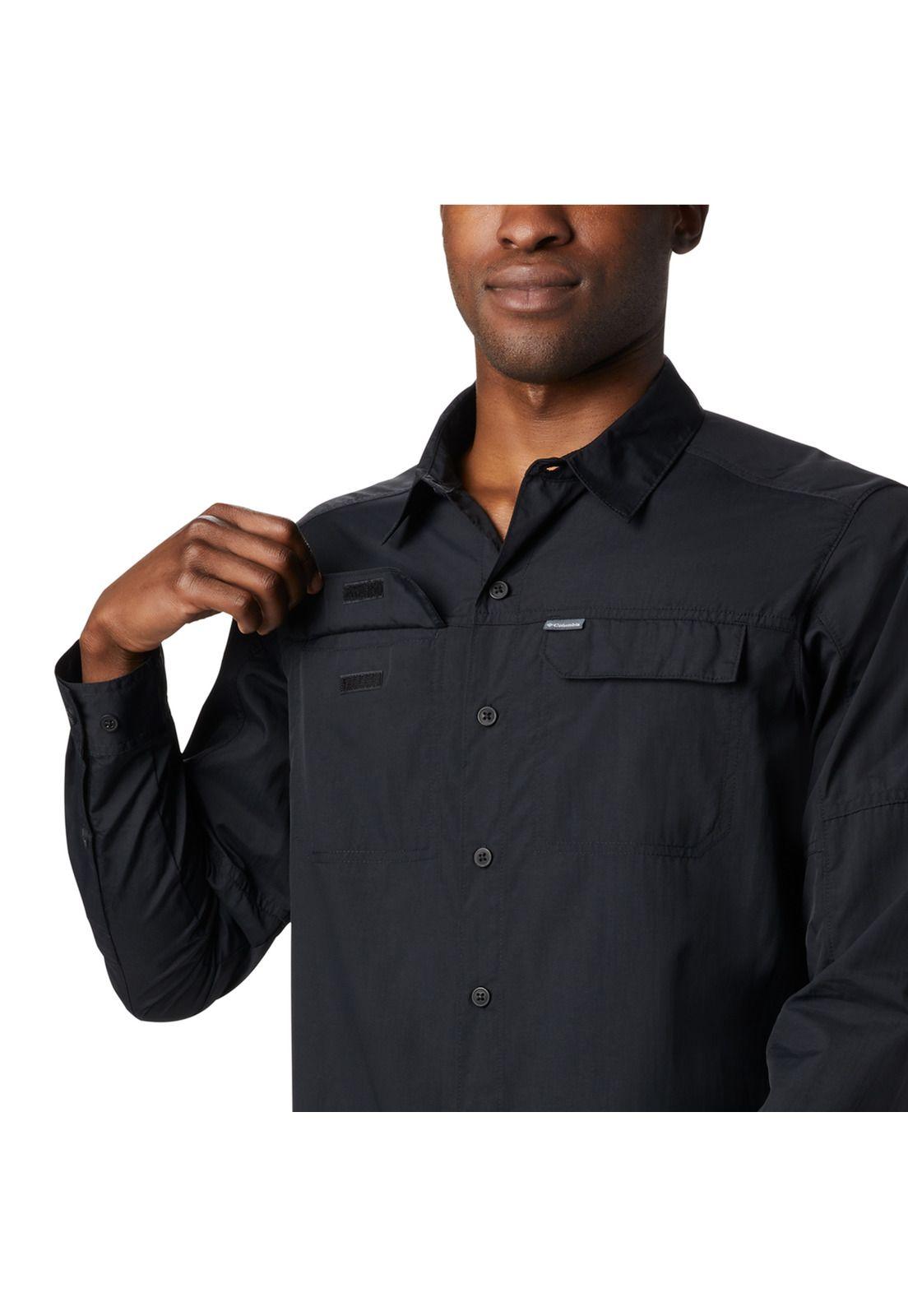 Camisa M/L Hombre Silver Ridge 2 Long Negro-3