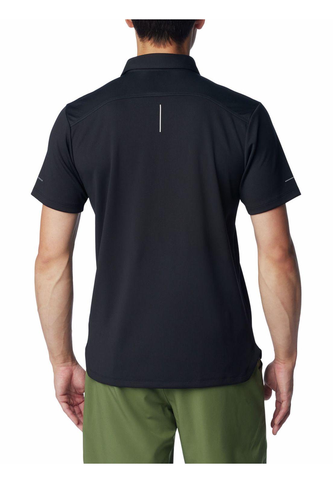 Polera Hombre Black Mesa Polo Negro-5