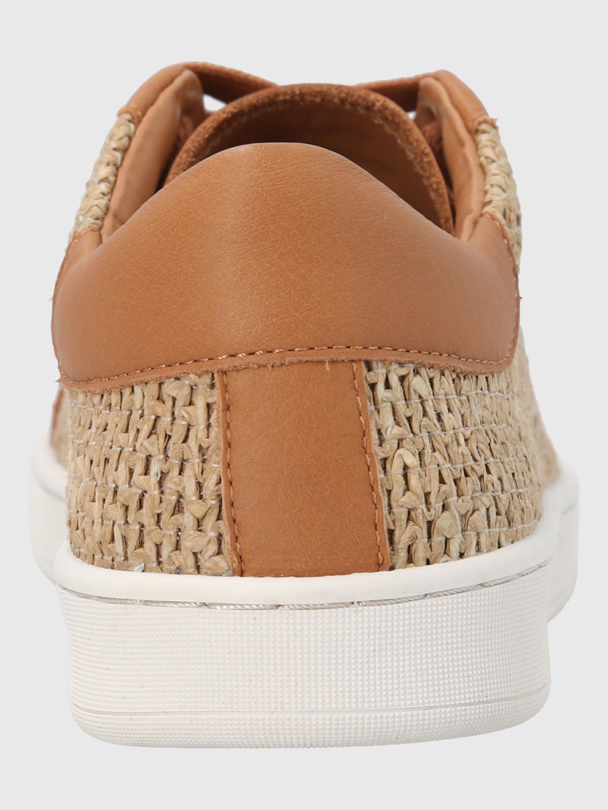 Zapatilla Cuero Café Claro Mujer Merano -5