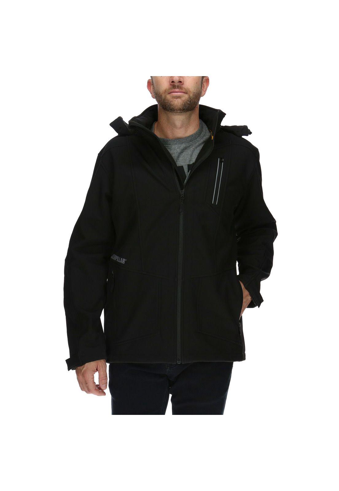 Chaqueta Hombre Triton Soft Shell Jacket Poliéster Negro-0