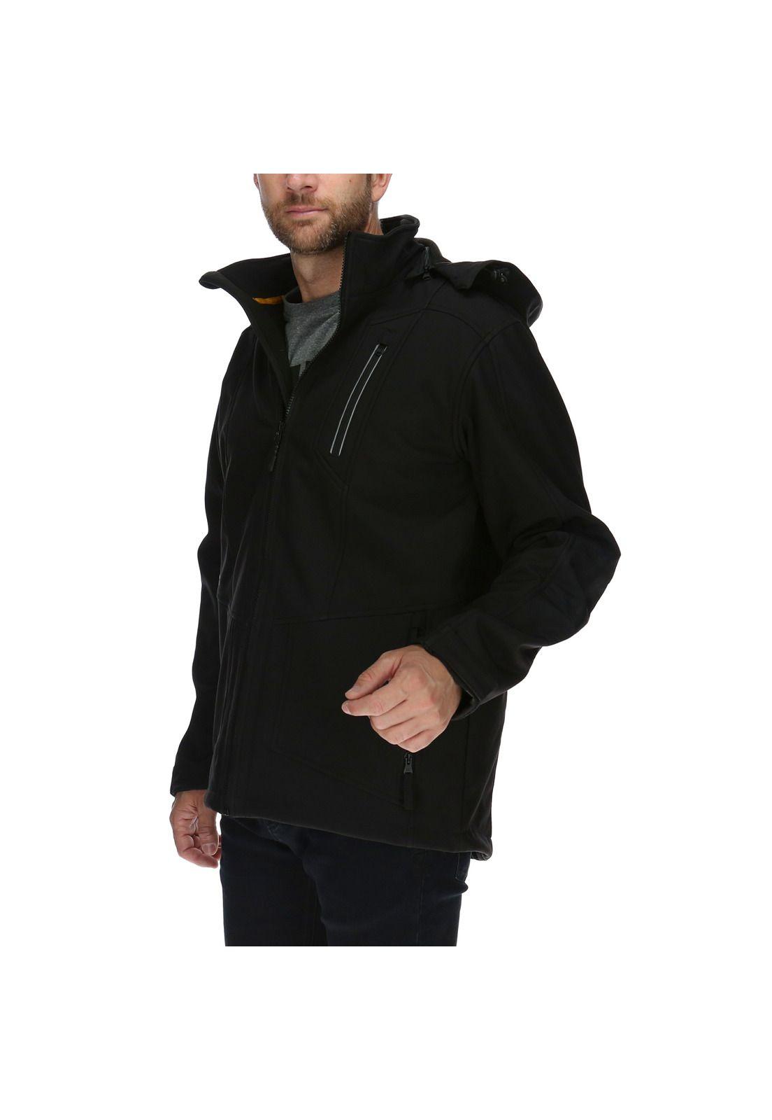 Chaqueta Hombre Triton Soft Shell Jacket Poliéster Negro-1