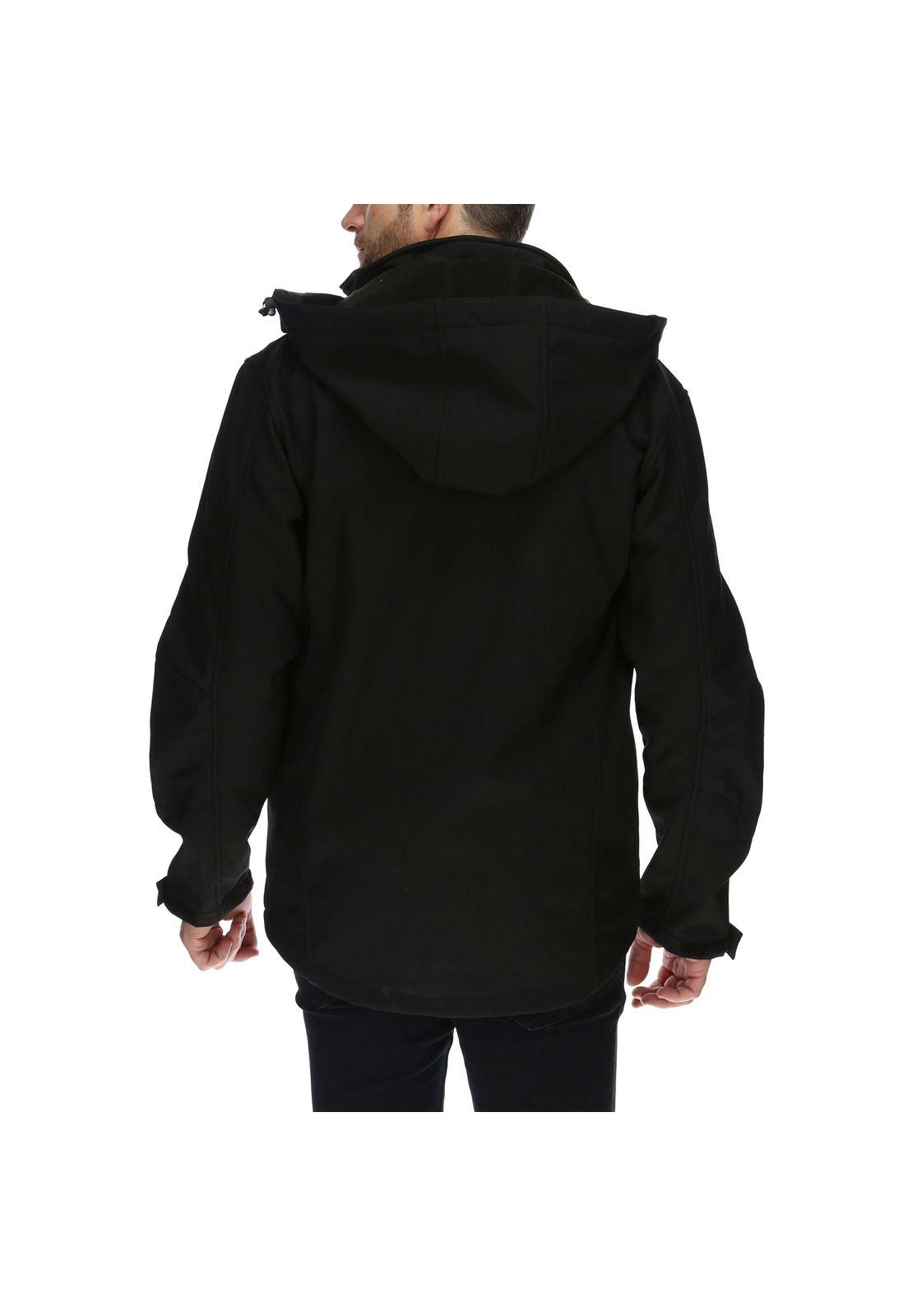 Chaqueta Hombre Triton Soft Shell Jacket Poliéster Negro-2