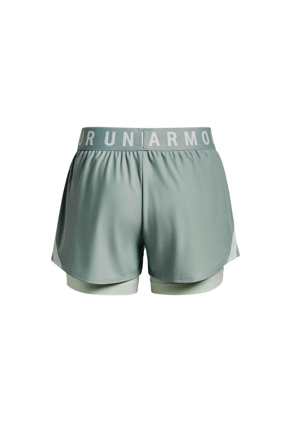 Short Mujer Play Up 2In1 Shorts Gris-1
