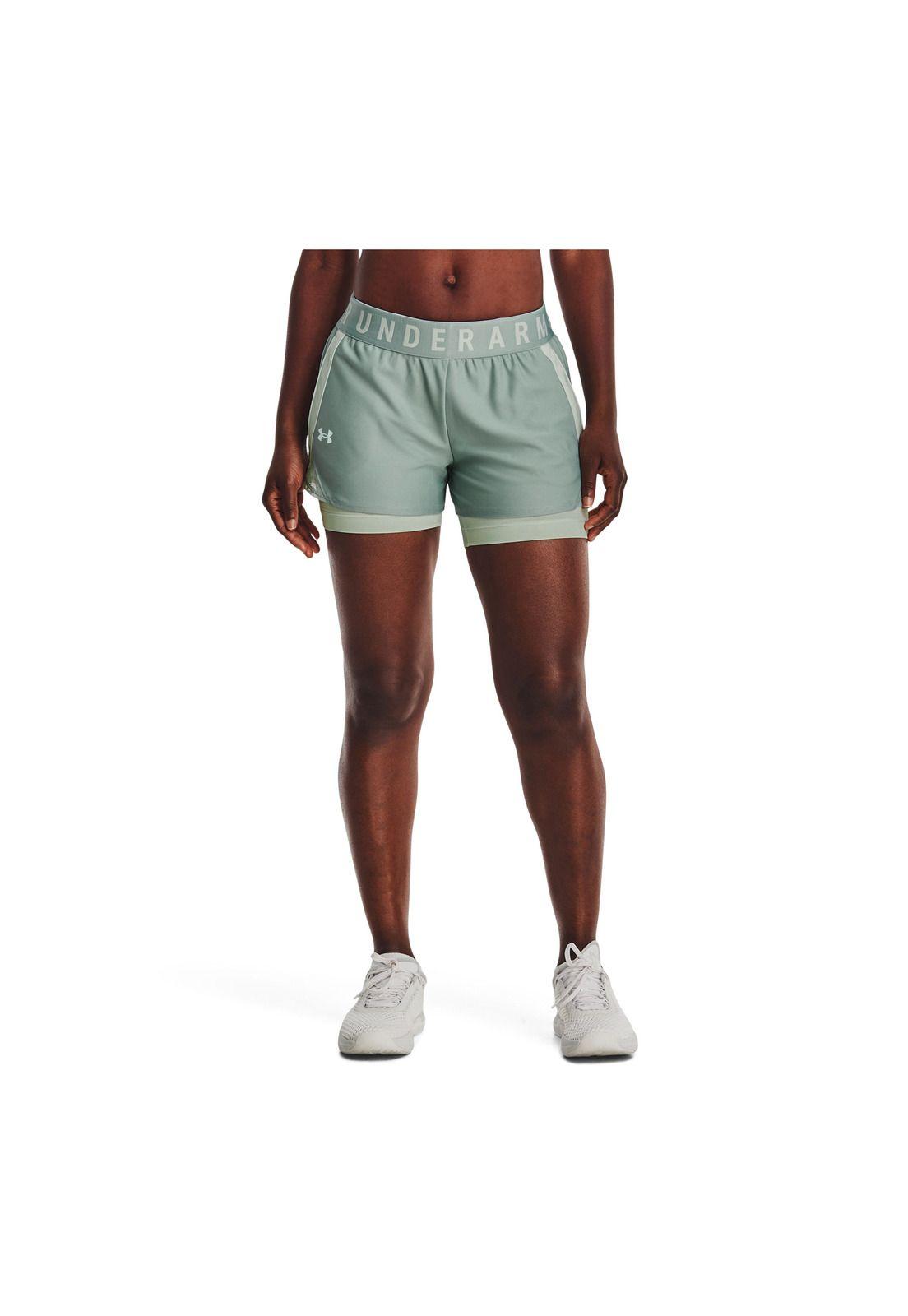 Short Mujer Play Up 2In1 Shorts Gris-2