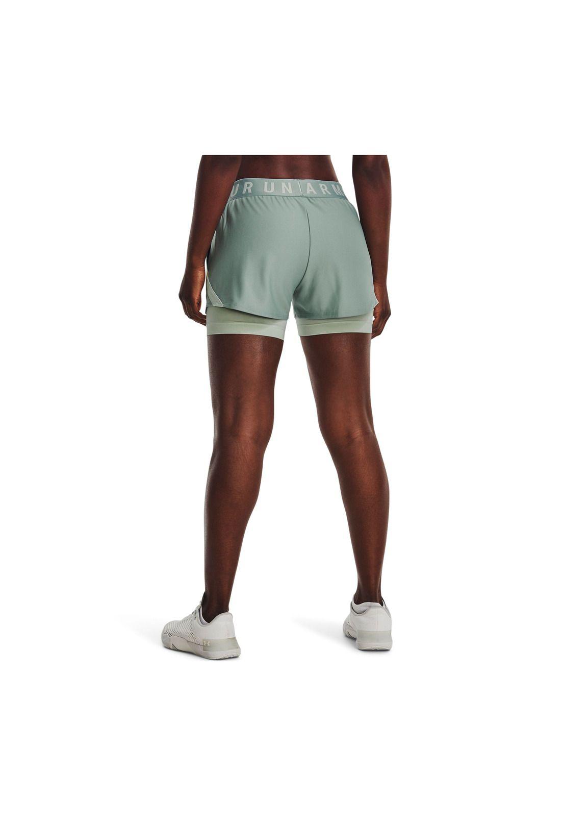 Short Mujer Play Up 2In1 Shorts Gris-4
