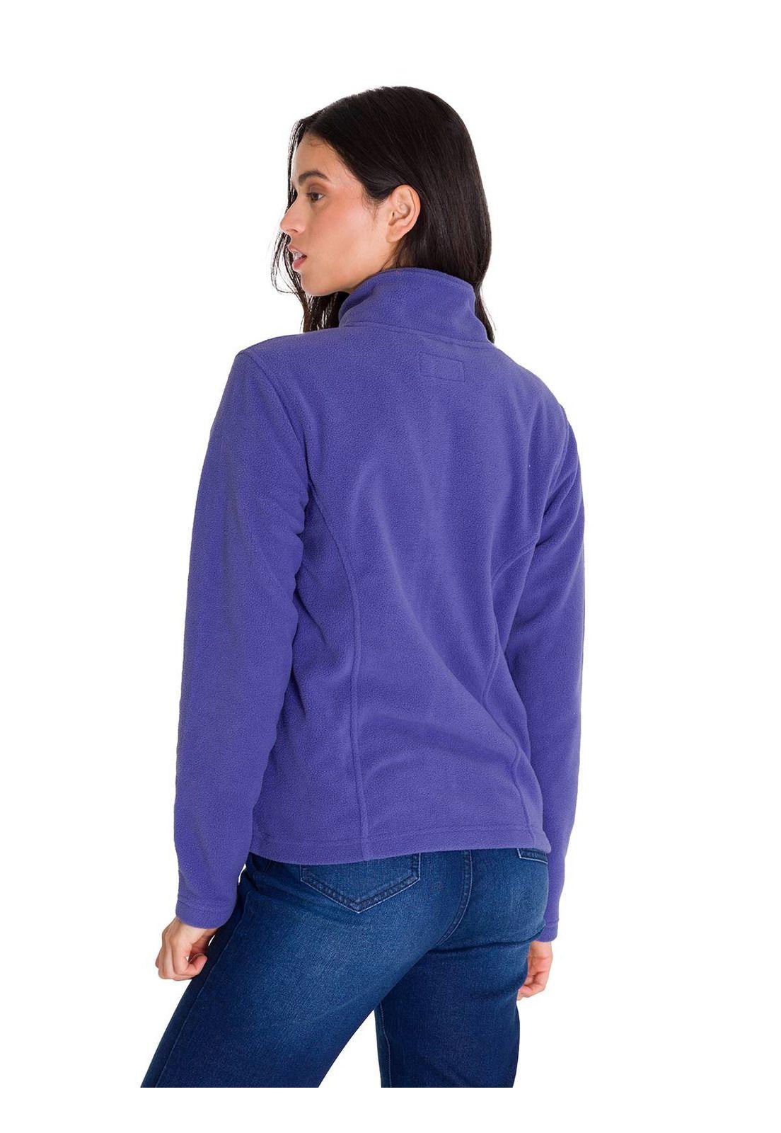 Polar Microfleece Full Zip Mujer Azul-3