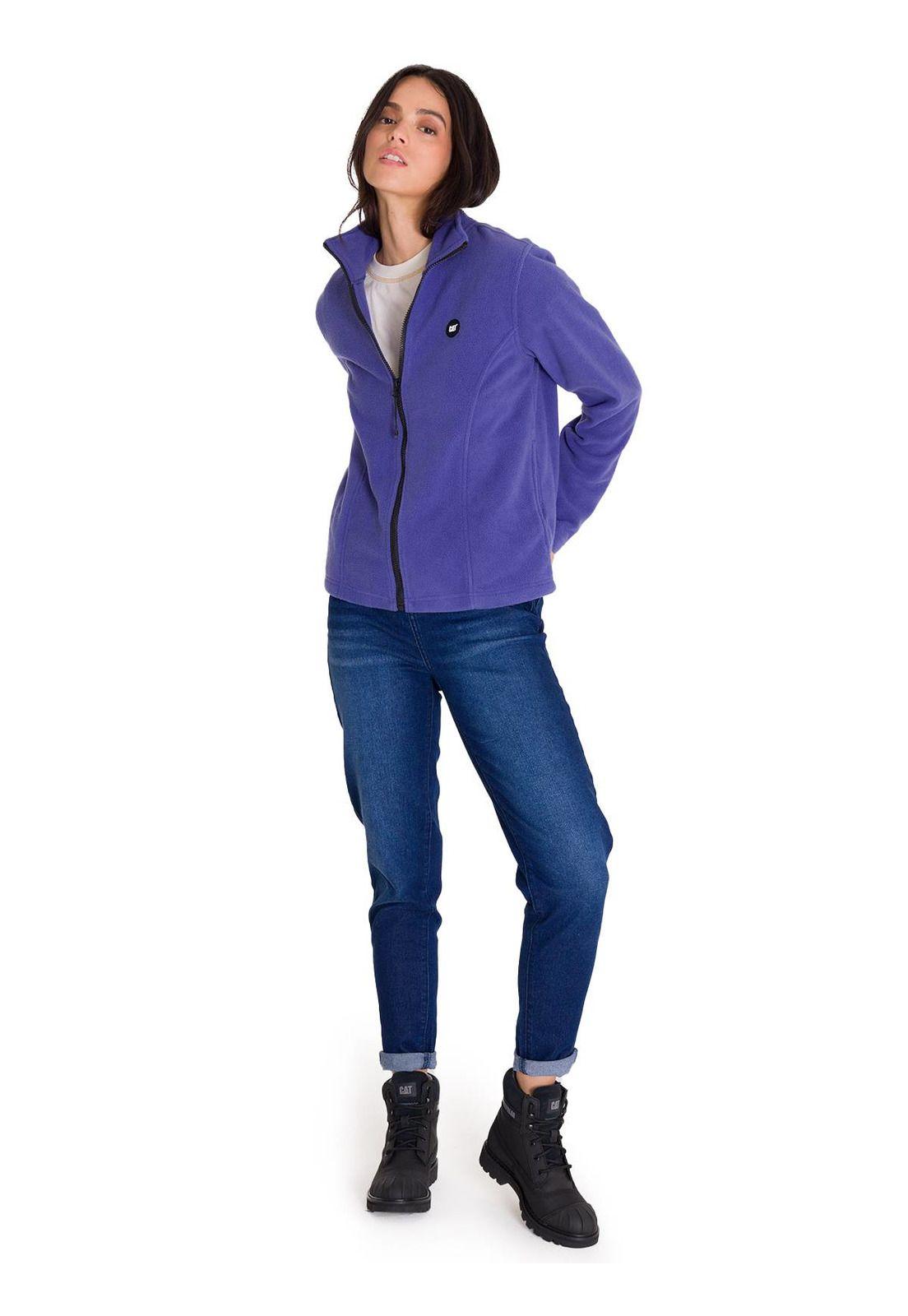 Polar Microfleece Full Zip Mujer Azul-5